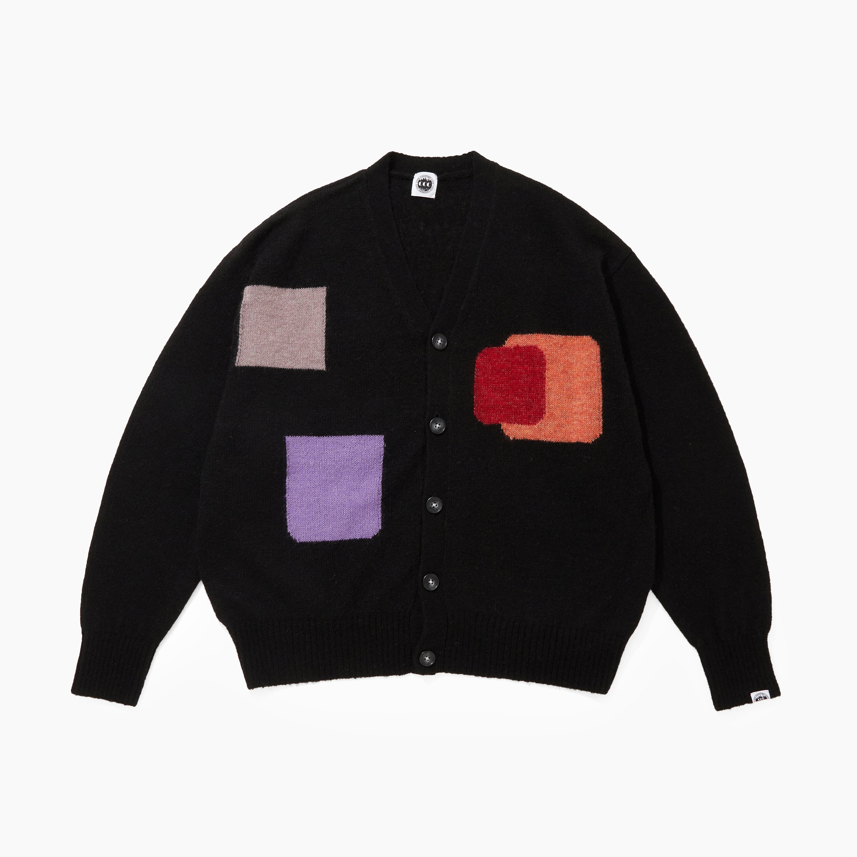 CITY COUNTRY CITY MOHAIR CARDIGAN WITH BADGE