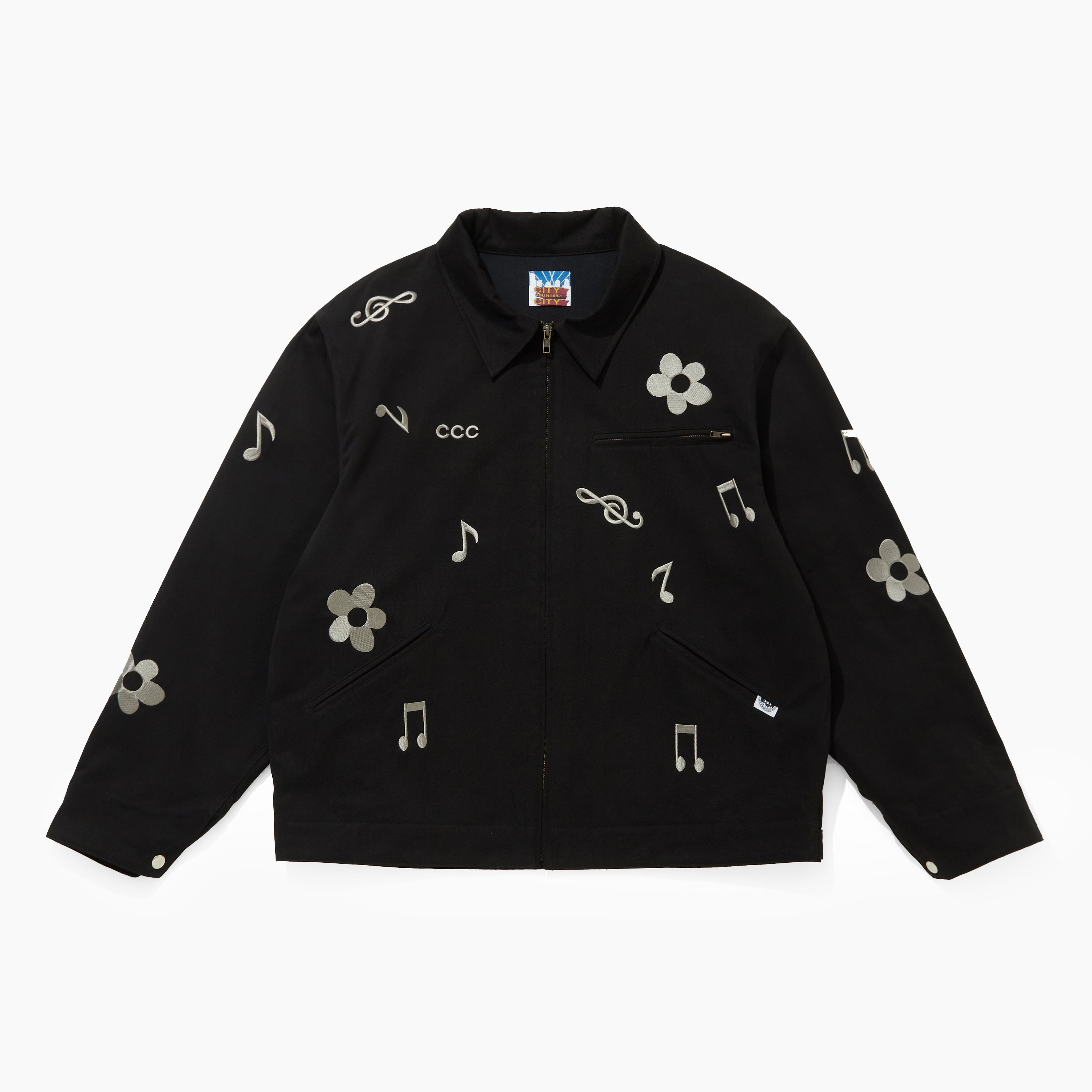 CITY COUNTRY CITY EMBROIDERY MOLSKIN BLOUSON