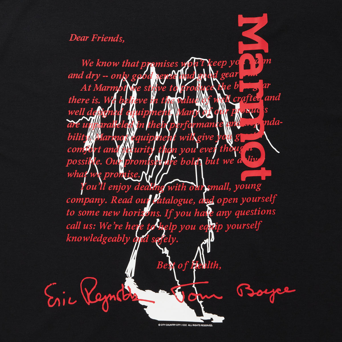 CITY COUNTRY CITY x Marmot_MC EVERYWHERE T-SHIRT