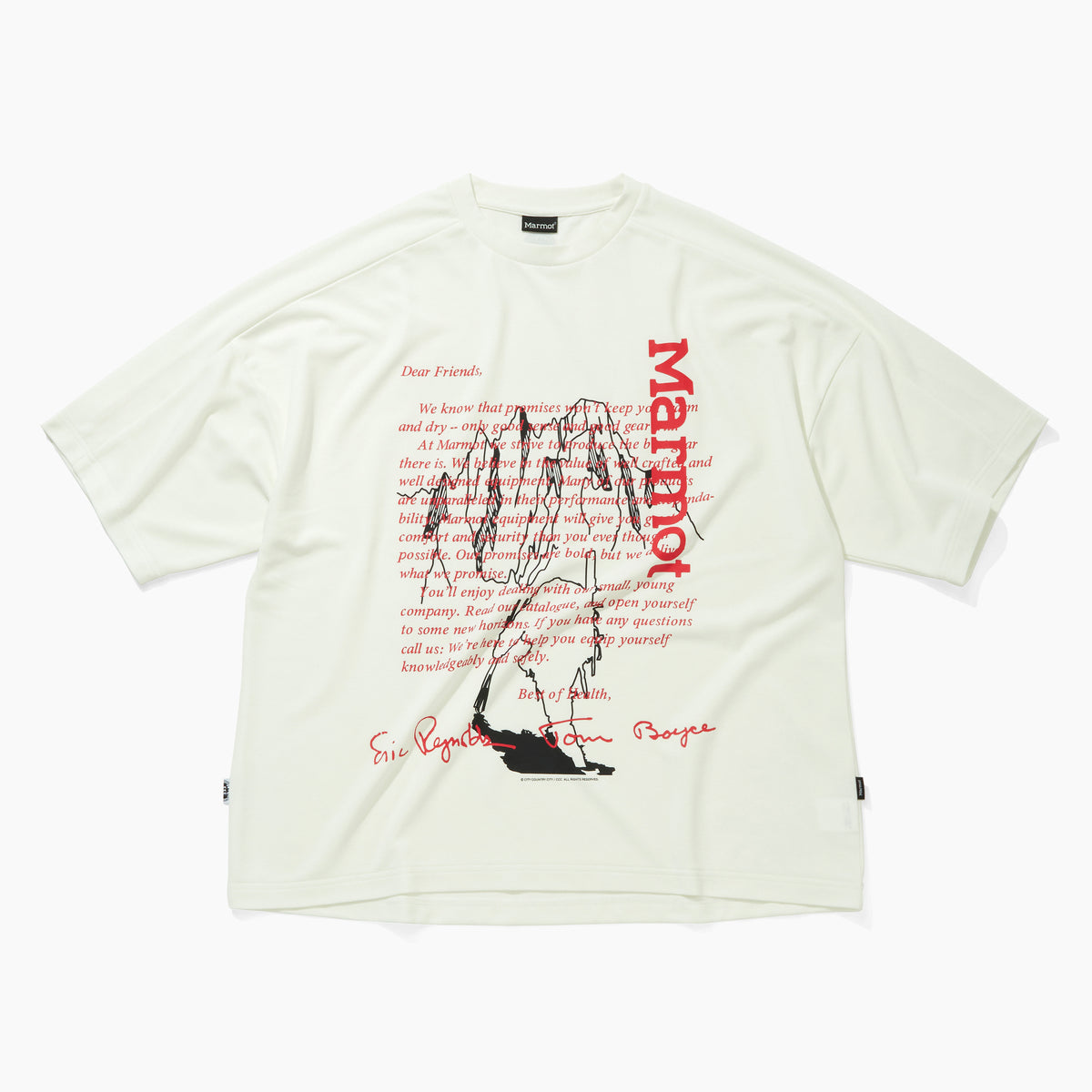 CITY COUNTRY CITY x Marmot_MC EVERYWHERE T-SHIRT