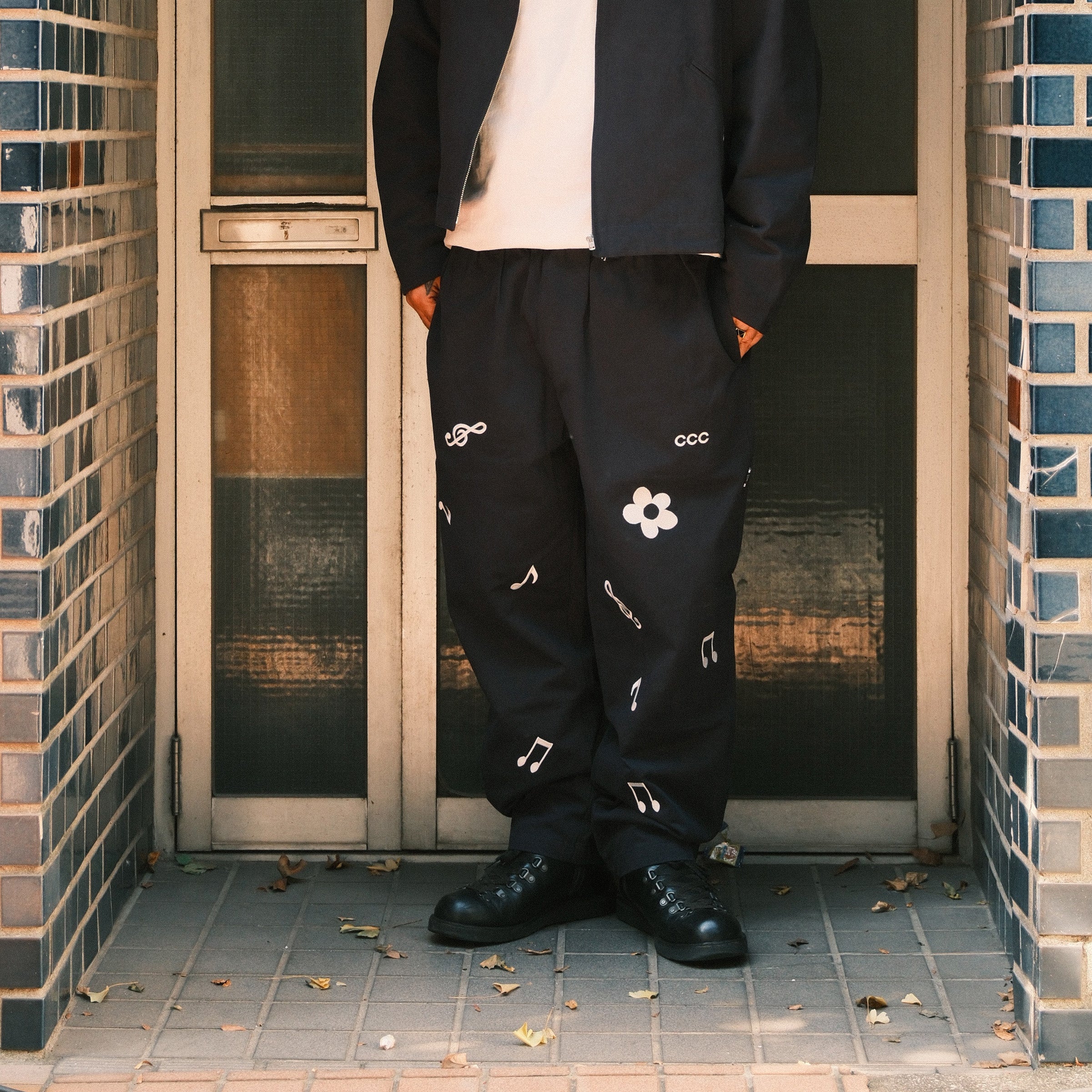 CITY COUNTRY CITY EMBROIDERY MOLSKIN EASY PANTS