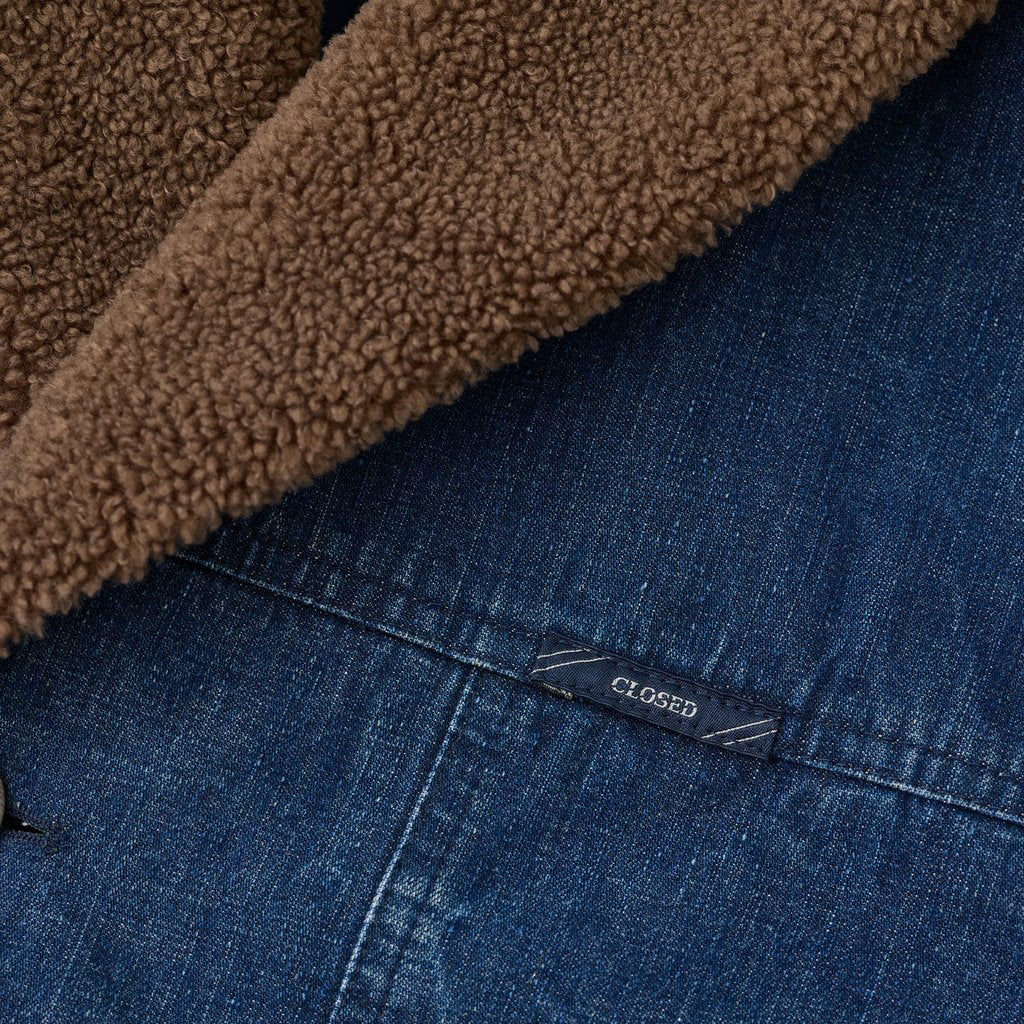 CLOSED Denim Jacket With Shawl Collar