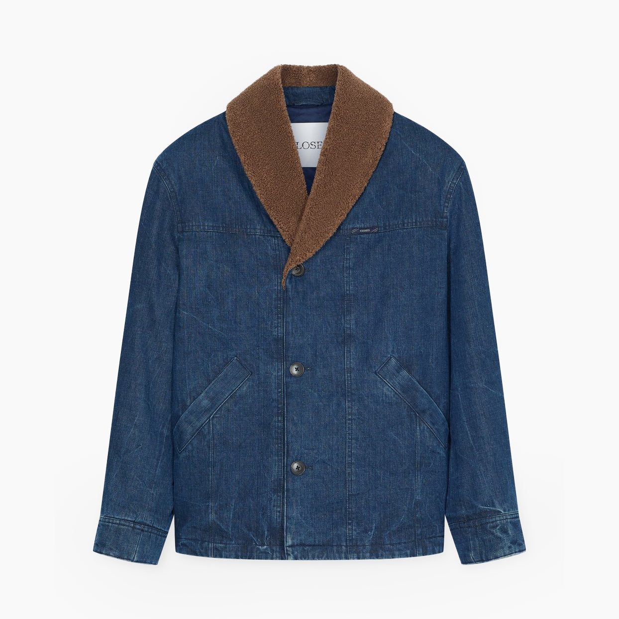 CLOSED Denim Jacket With Shawl Collar