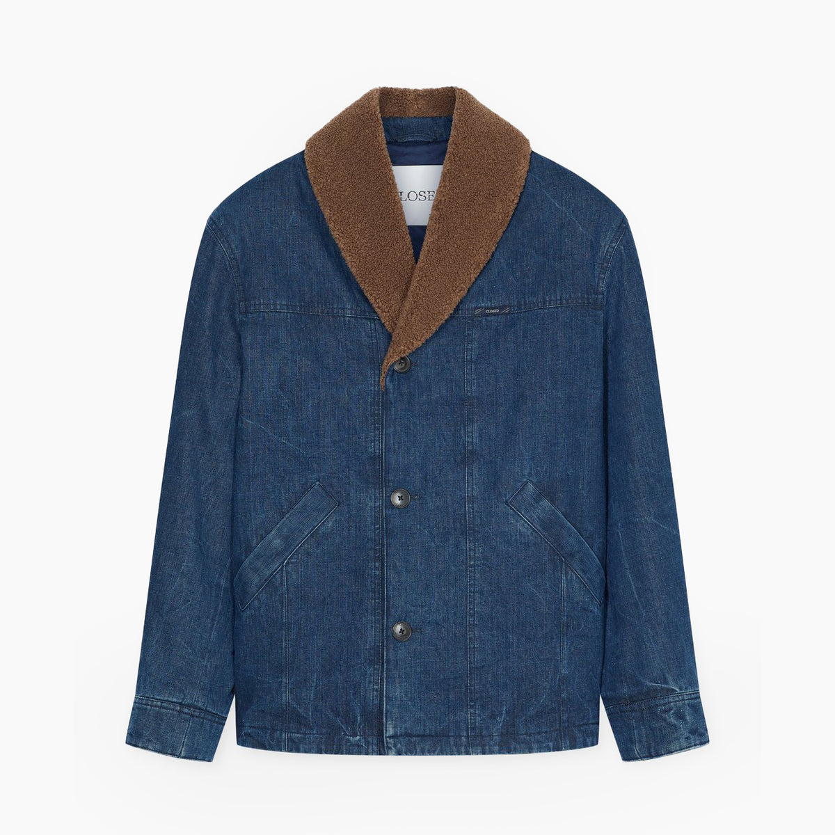 CLOSED Denim Jacket With Shawl Collar