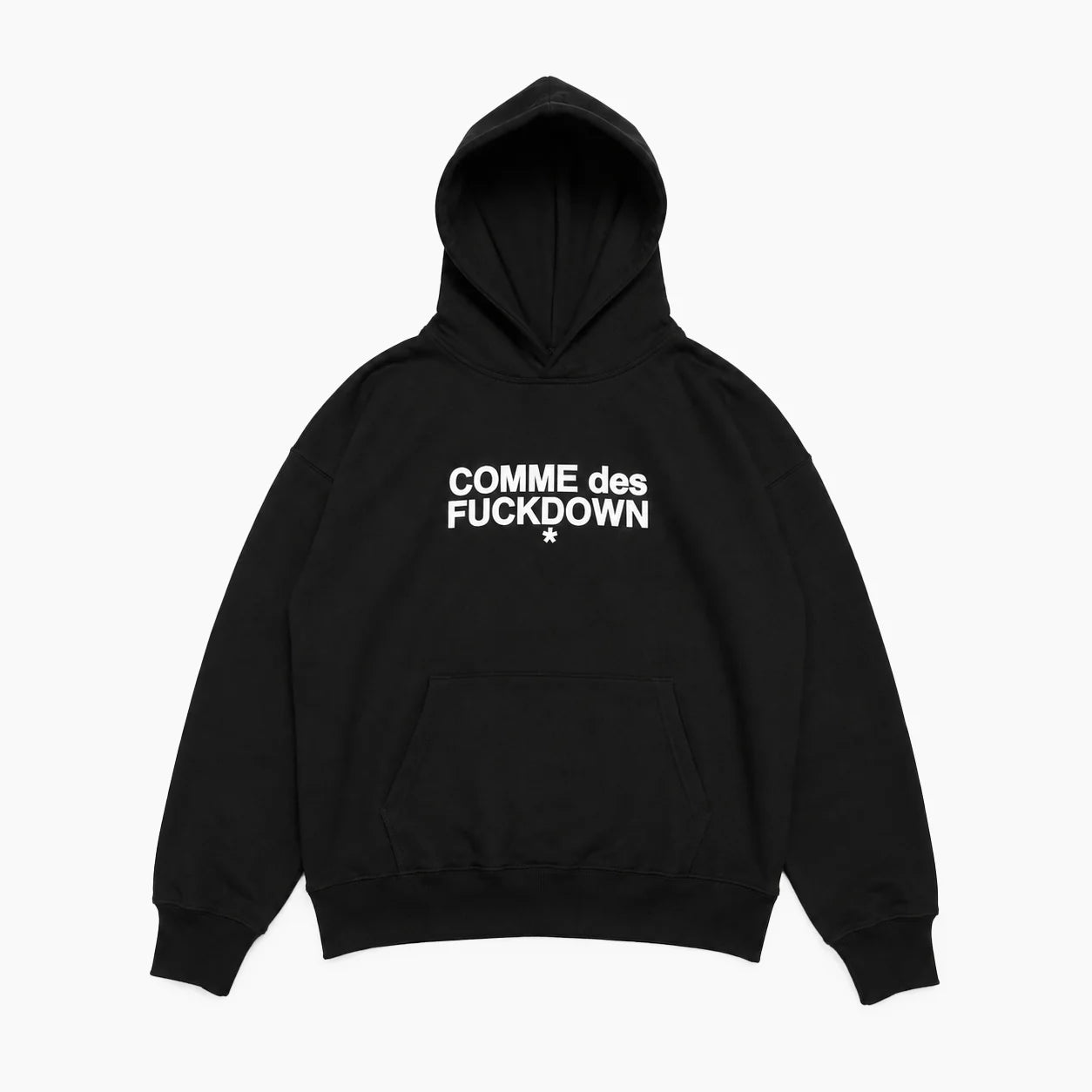 COMME DES FUCKDOWN Hoodie In Jersey Con Stampa Sul Davantii"