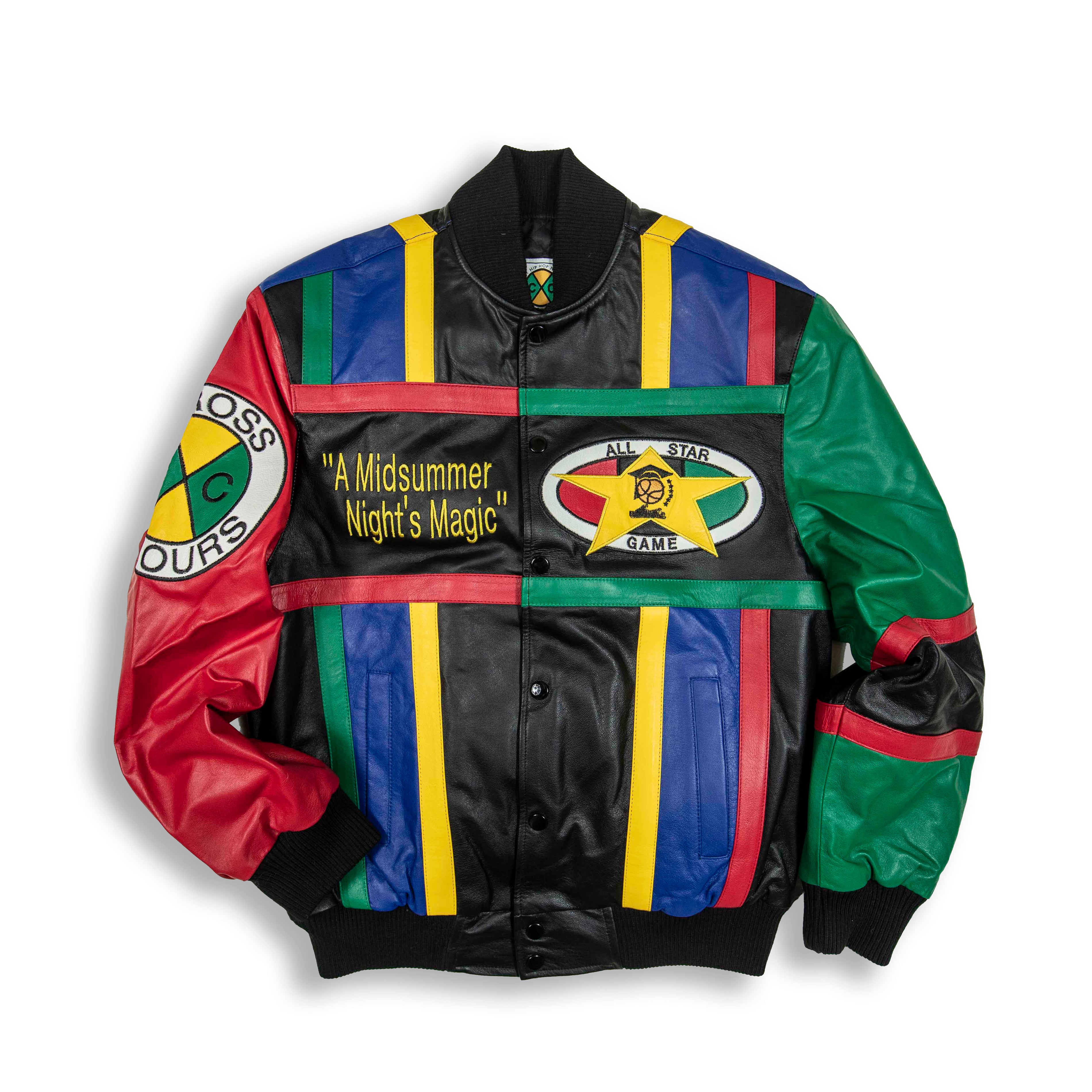 CROSS COLOURS MIDNIGHT SUMMERS MAGIC LEATHER JACKET