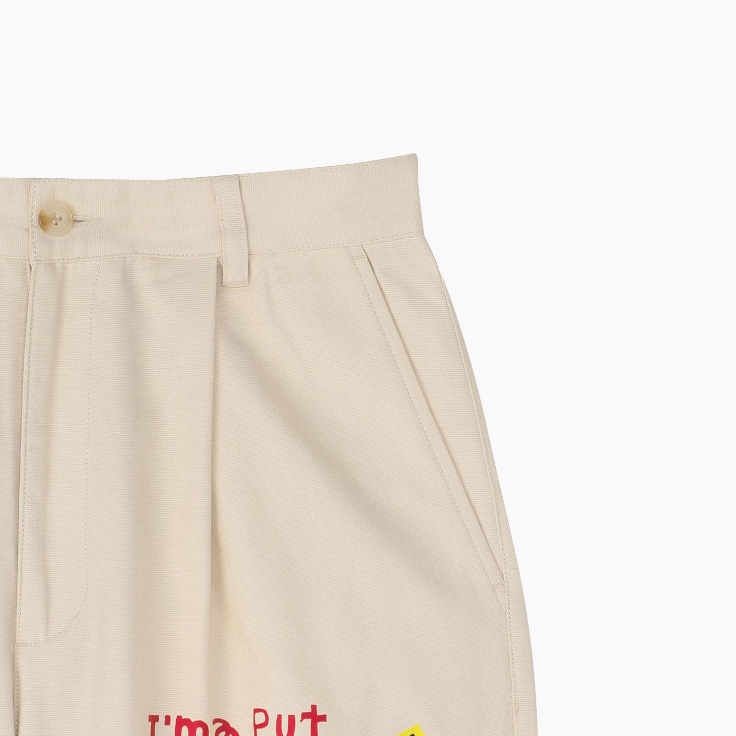 DDP×TOMASON ART PRINT WIDE PANTS