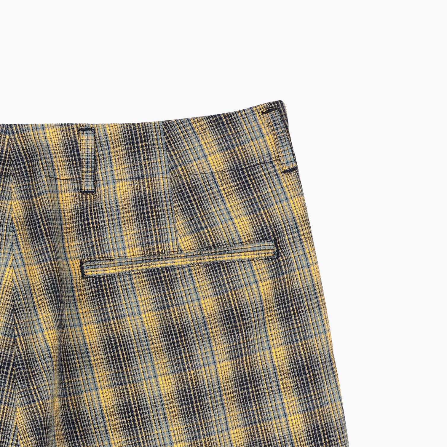 DDP VINTAGE CHECK WIDE PANTS