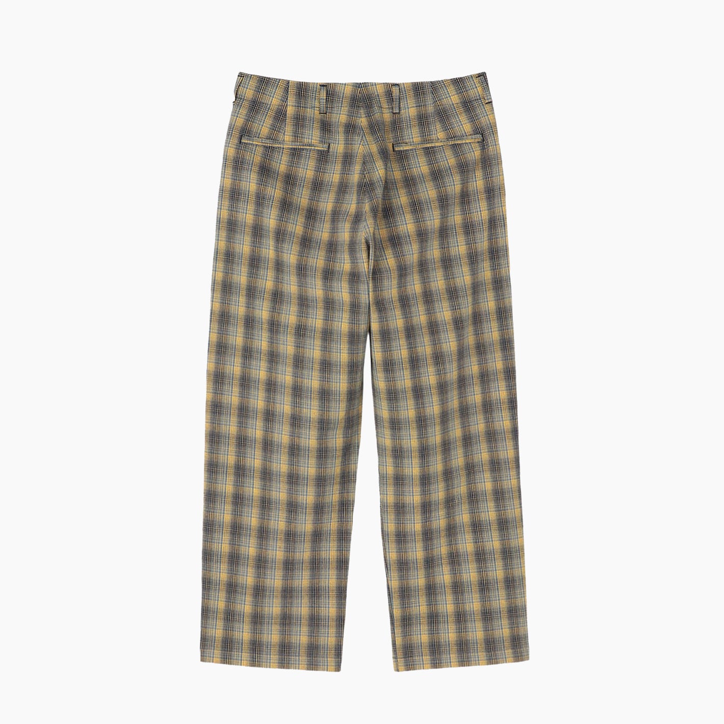 DDP VINTAGE CHECK WIDE PANTS