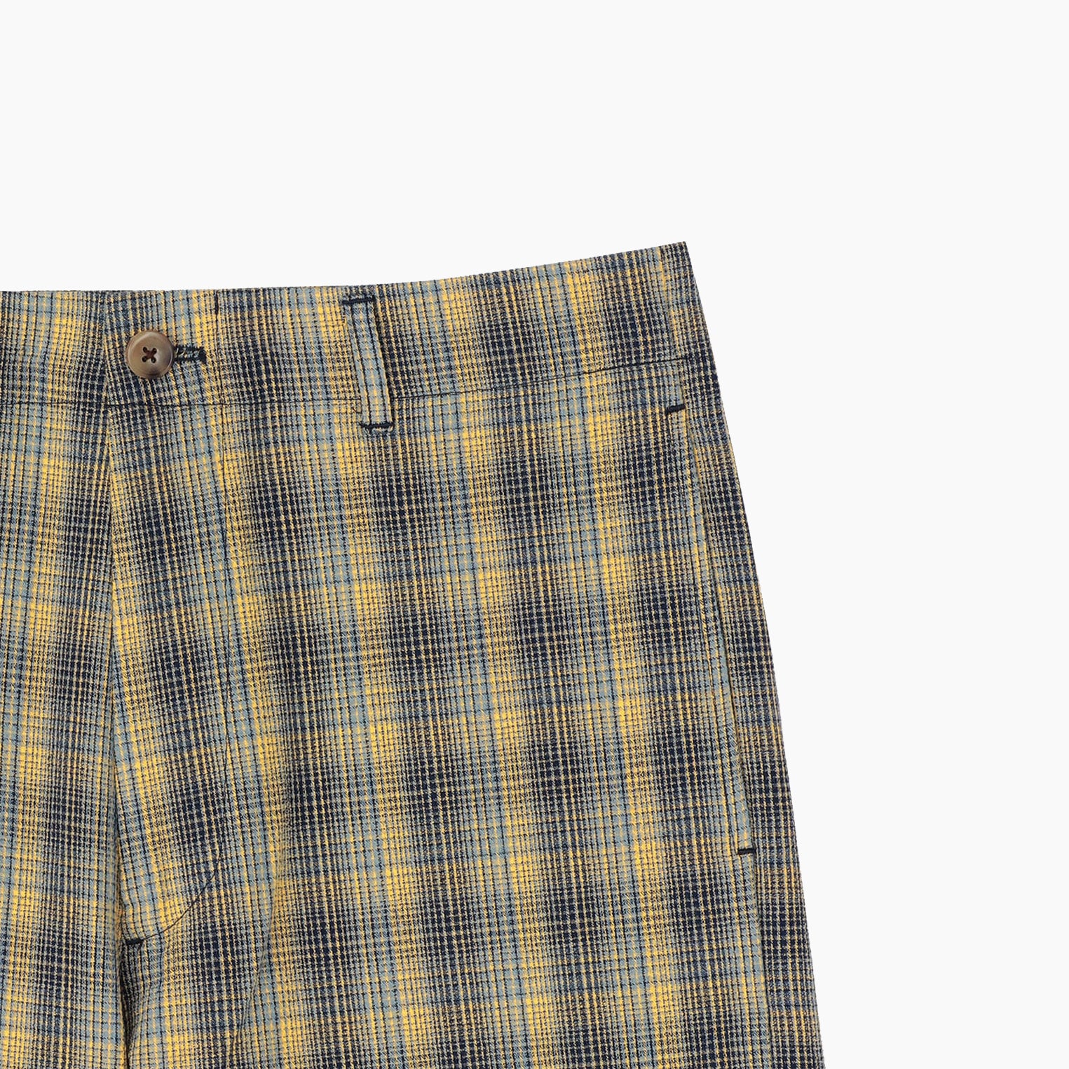 DDP VINTAGE CHECK WIDE PANTS