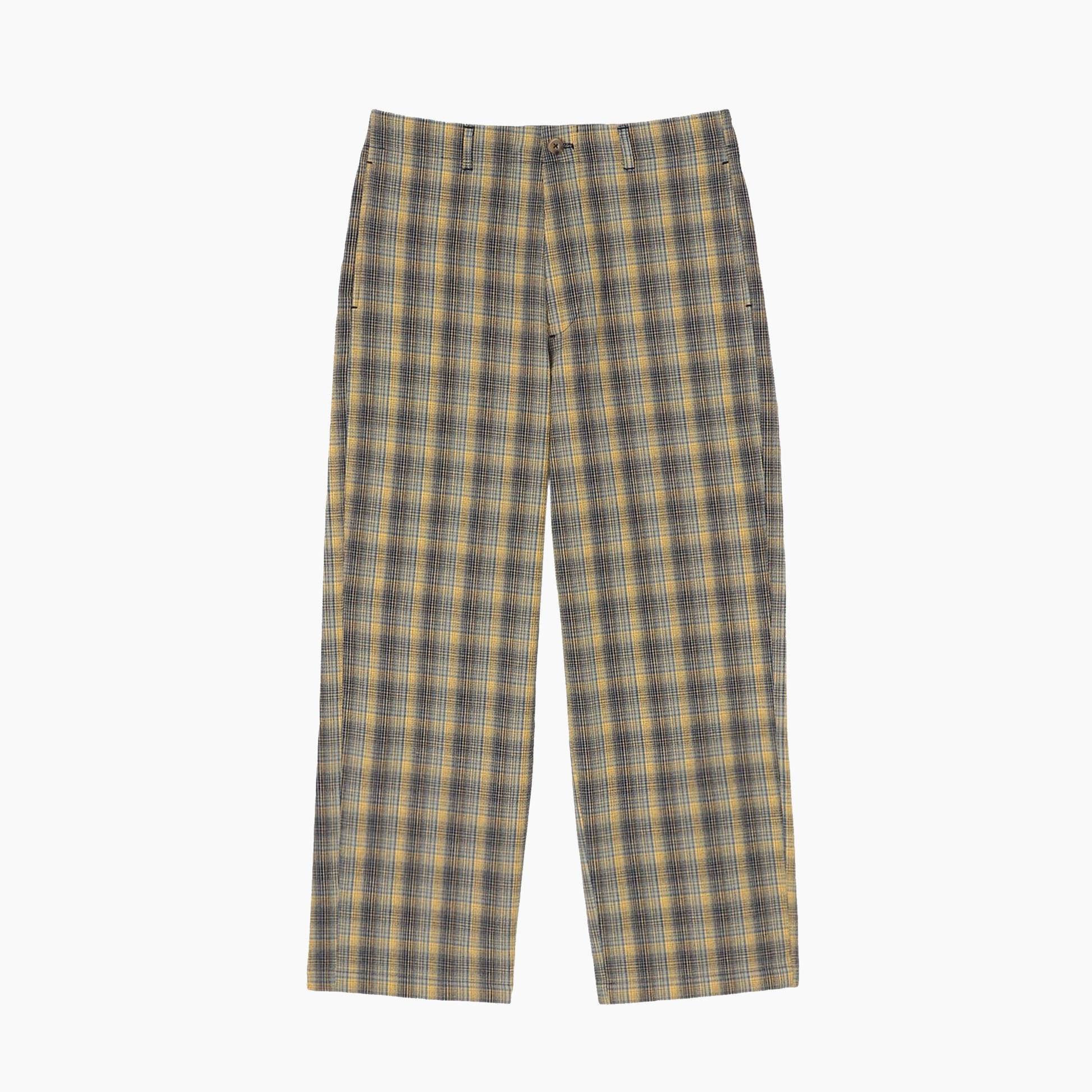 DDP VINTAGE CHECK WIDE PANTS