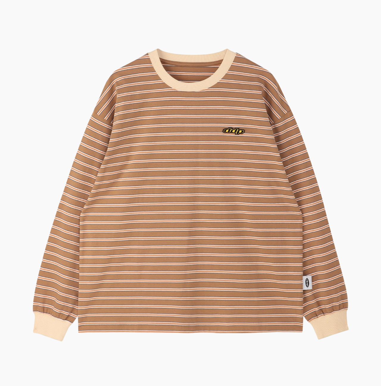 DDP RETRO BORDER RINGER LONG SLEEVE TEE_