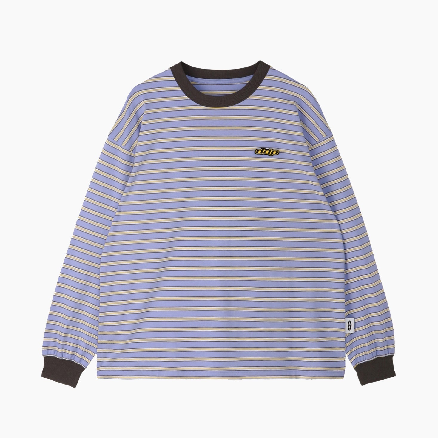 DDP RETRO BORDER RINGER LONG SLEEVE TEE_