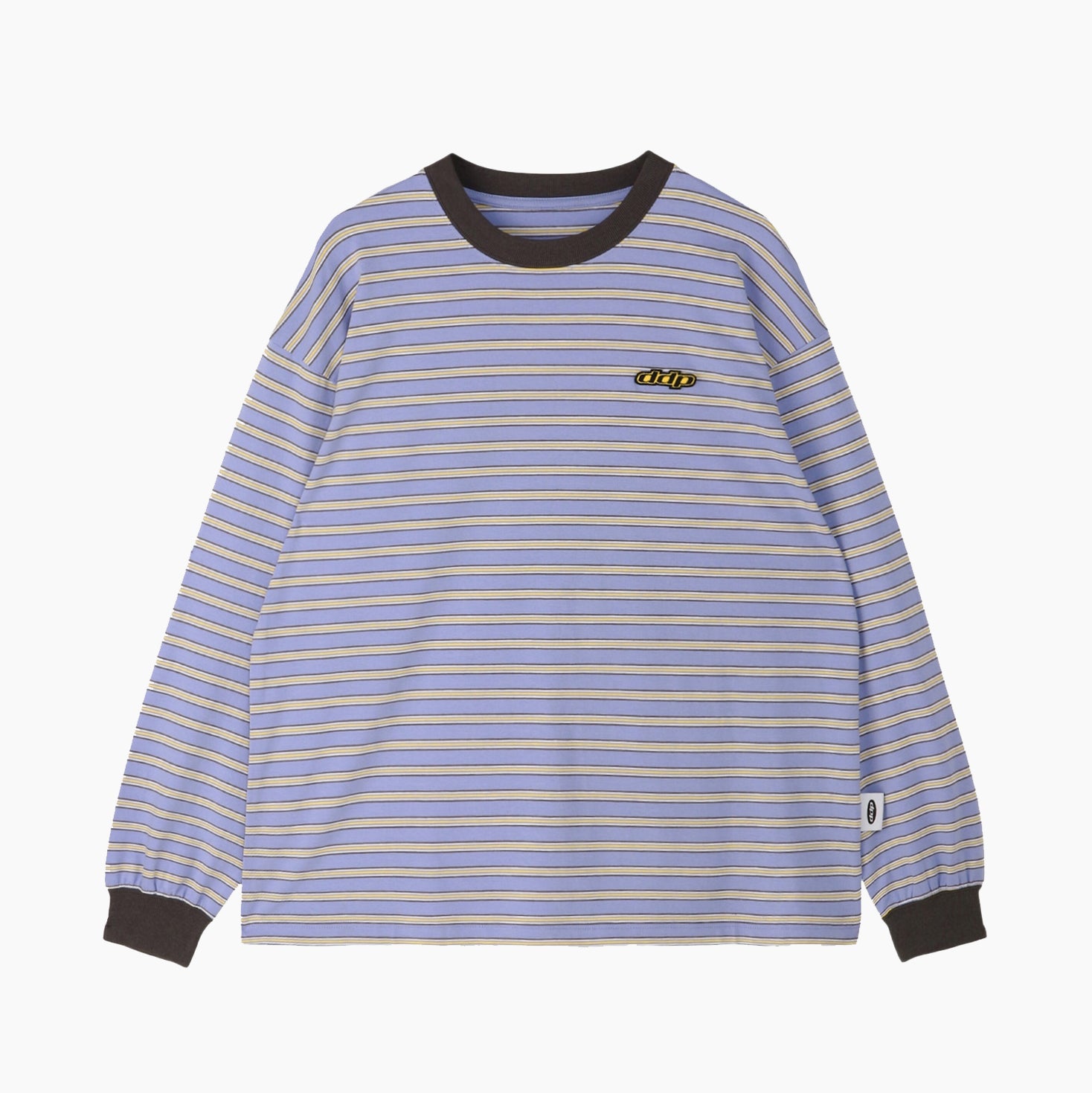 DDP RETRO BORDER RINGER LONG SLEEVE TEE_