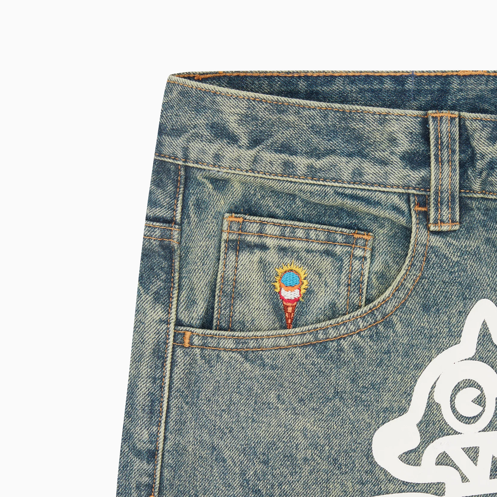 Icecream EU RUNNING DOG TRIPLE SCOOP DENIM PANT