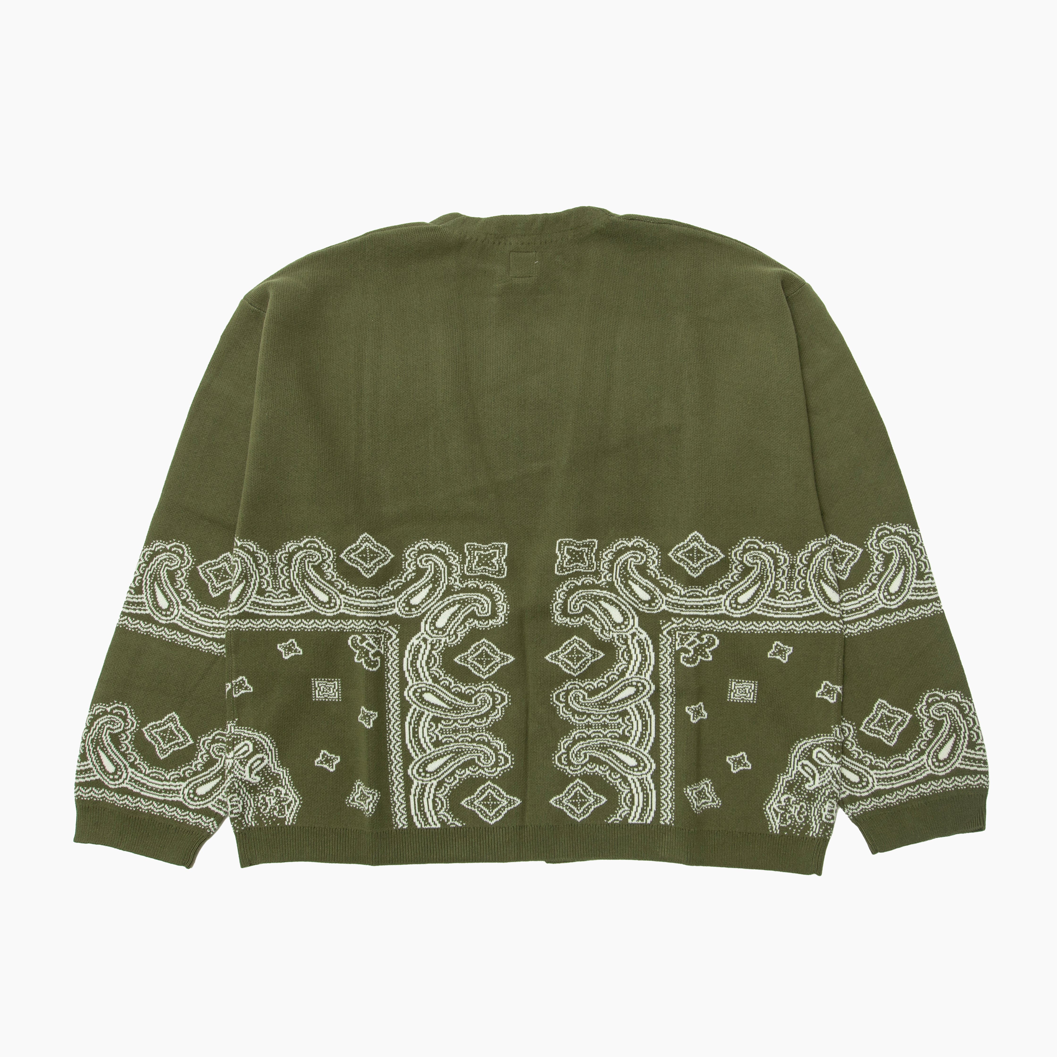 Expansion NY LE PAISLEY COUTURE CARDIGAN｜コットンニット