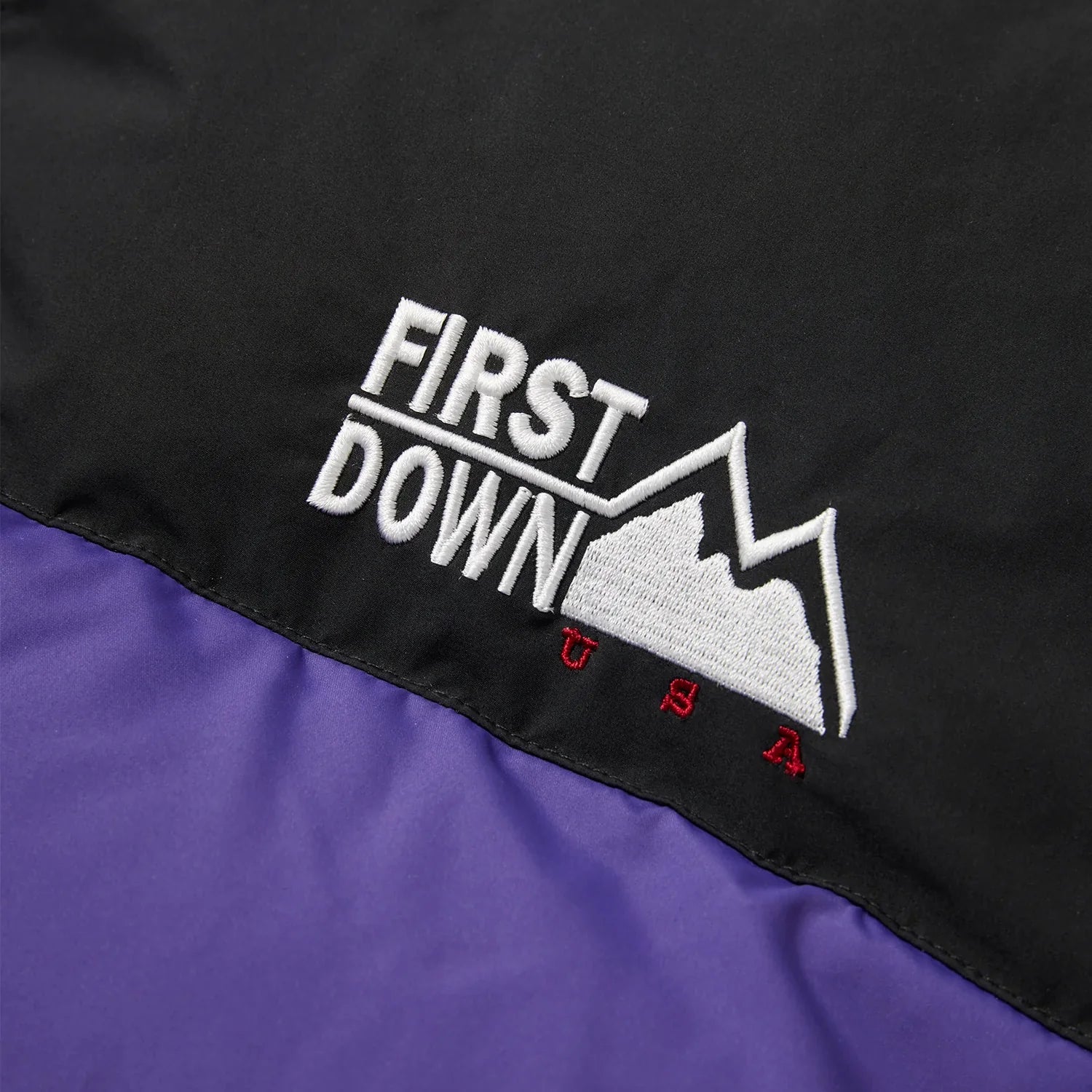 FIRST DOWN BUBBLE DOWN JKT HOOD