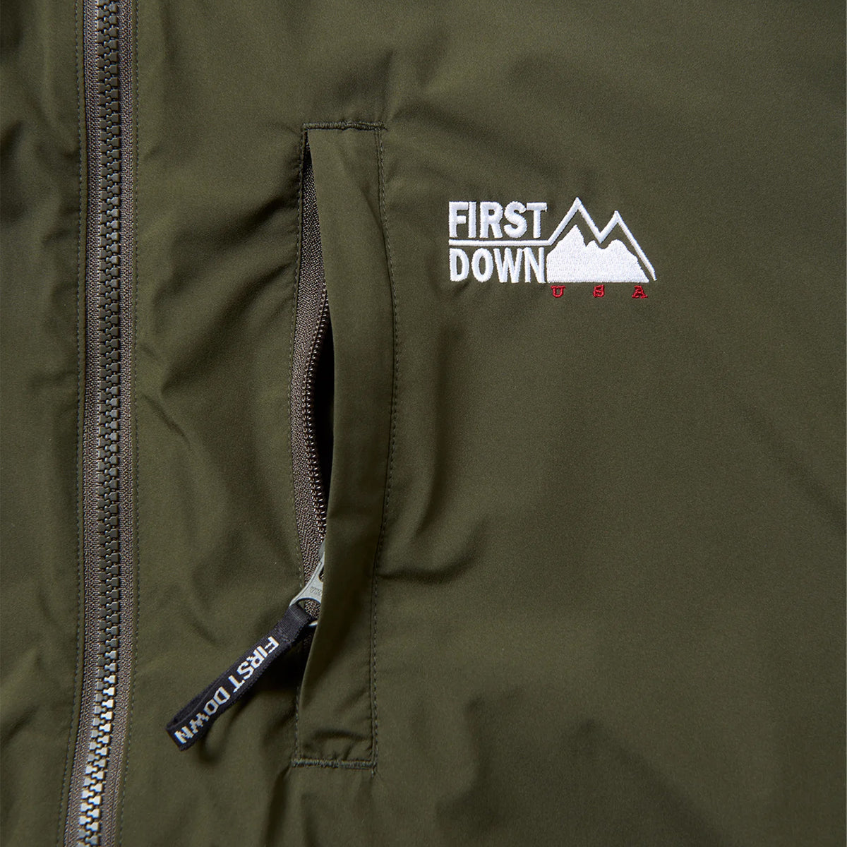 FIRST DOWN FIRSTLITE REVERSIBLE BACK FLEECE BL