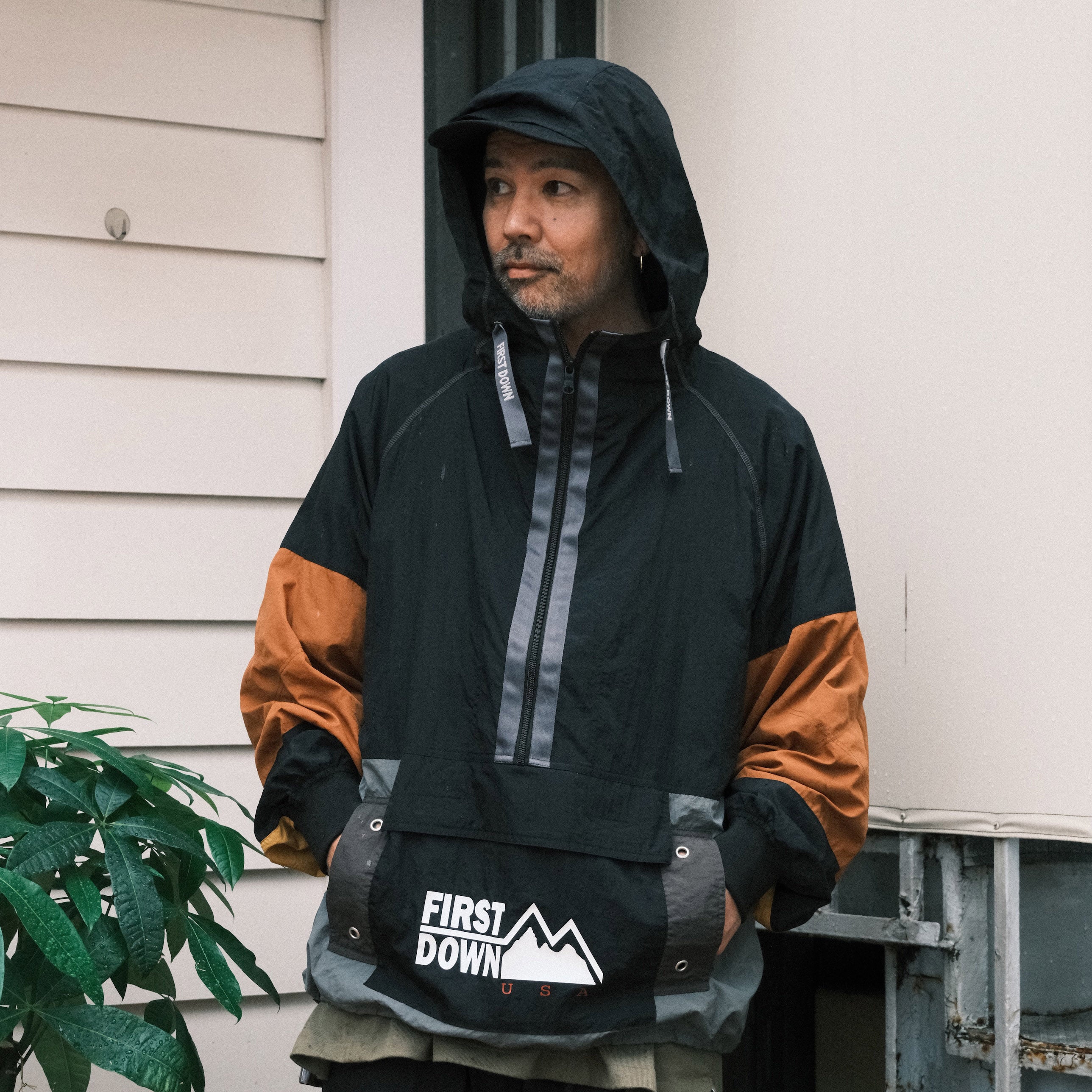 FIRST DOWN USA  MURTICOLOR ANORAK