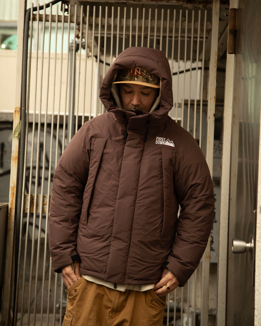 FIRST DOWN USA WRAP DOWN PARKA DICROS MAURI style image