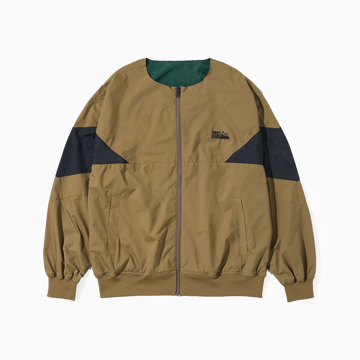 FIRST DOWN USA  REVERSIBLE NOCOLLAR BLOUSON