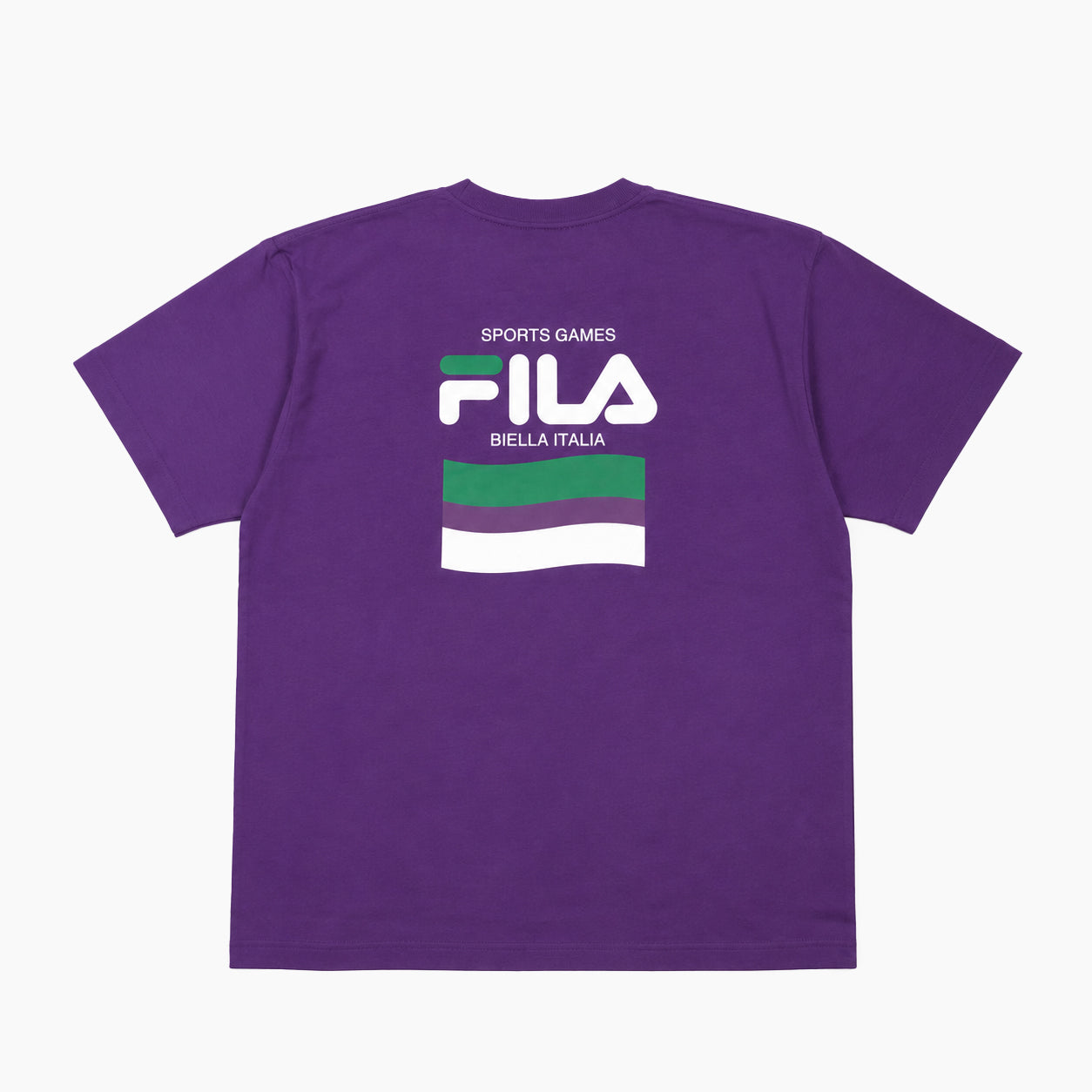 FILA logo Tシャツ /purple