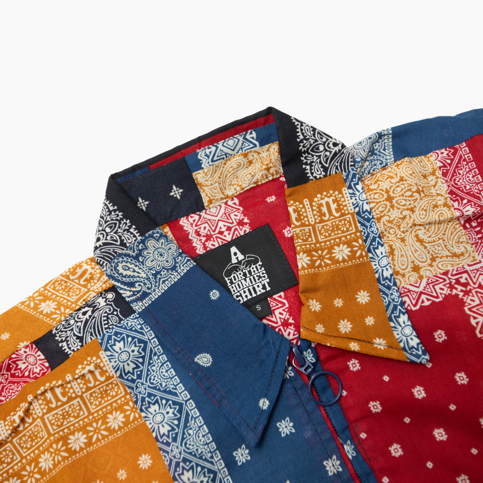 FOR THE HOMIES BANDANA ZIP shirt