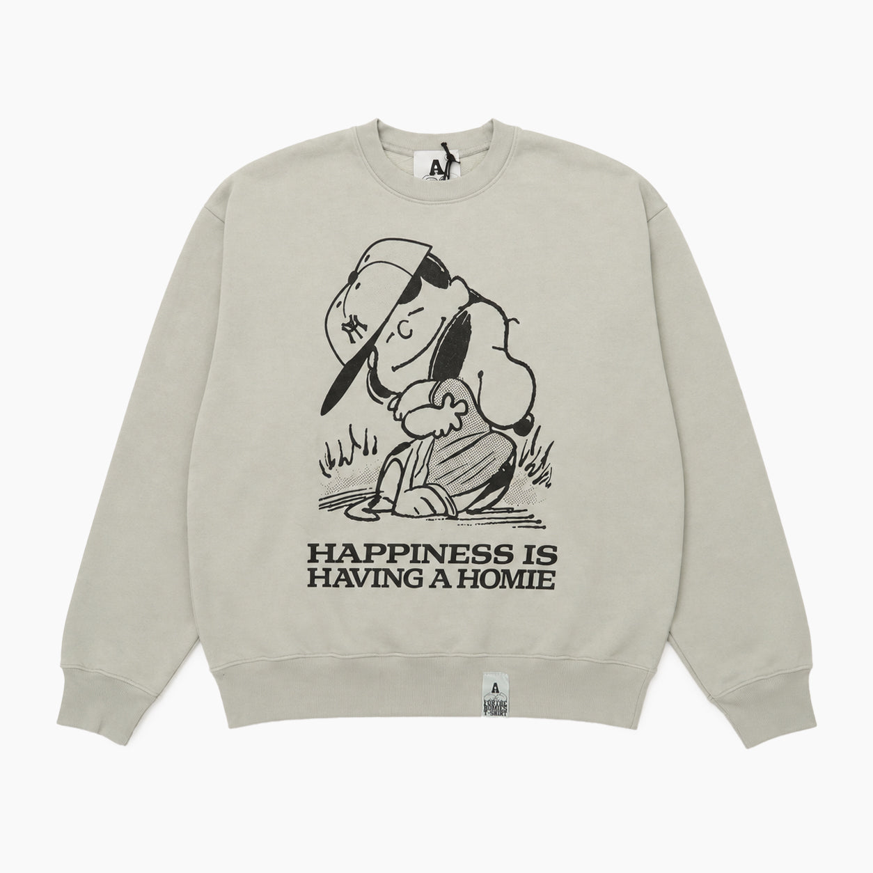 FOR THE HOMIES HAPPINESS IS HAVING A HOMIE  Crew Sweat