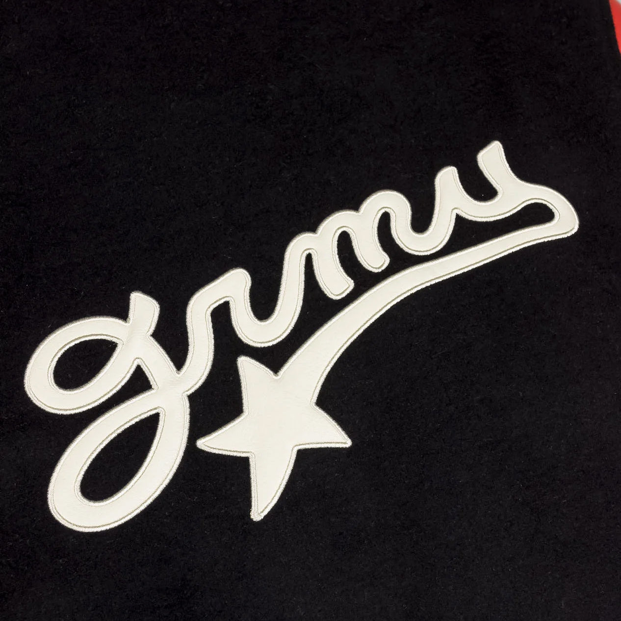 GRIMEY Mud'S The Residence Black Baseball Jacket