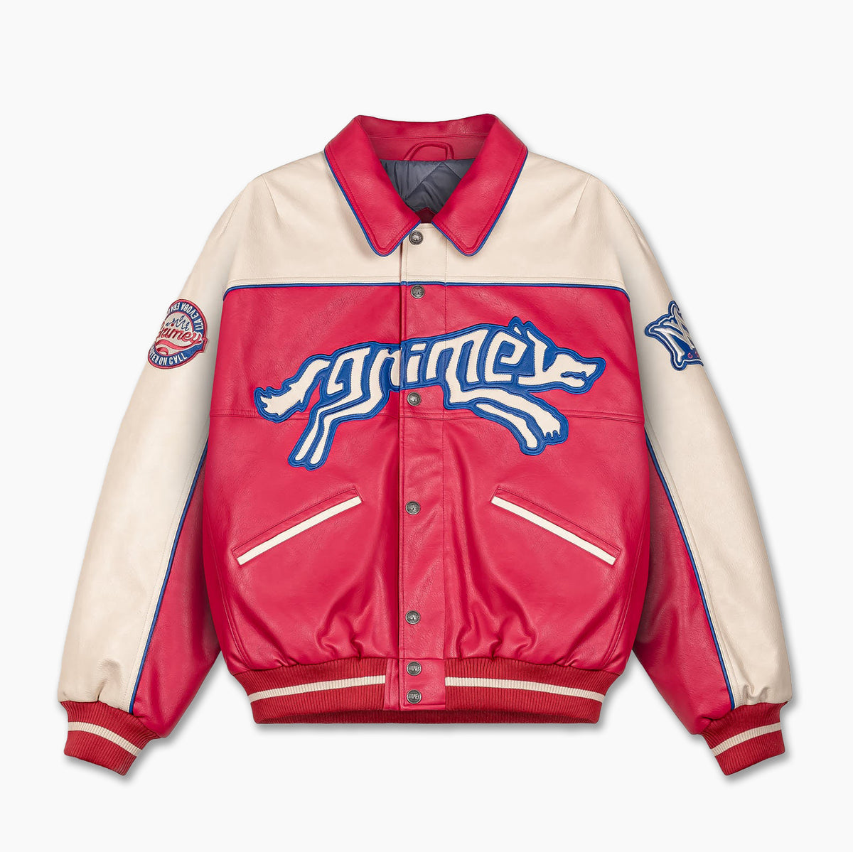 GRIMEY WILD ONE PU LEATHER JACKET