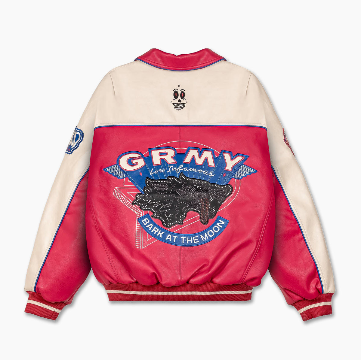 GRIMEY WILD ONE PU LEATHER JACKET