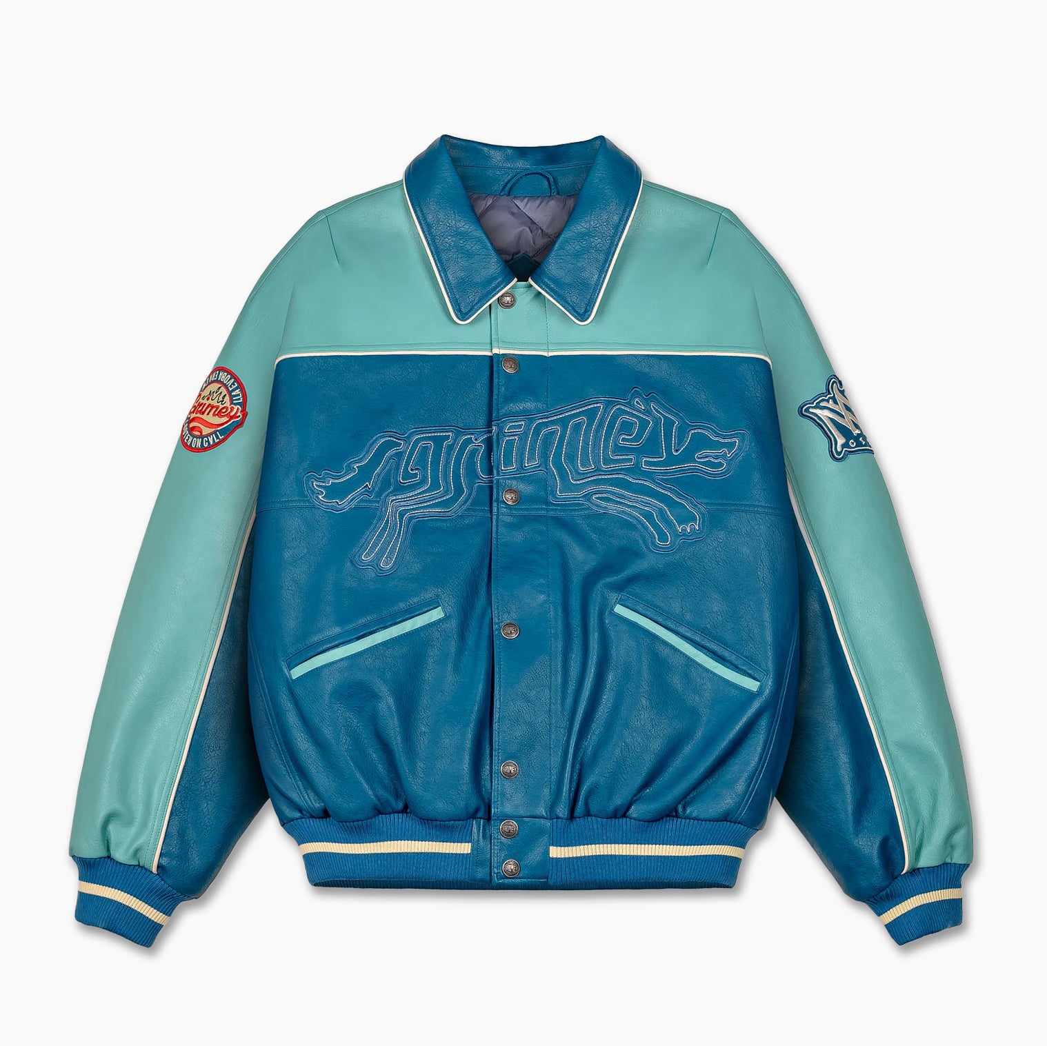 GRIMEY WILD ONE PU LEATHER JACKET – Surkucafe