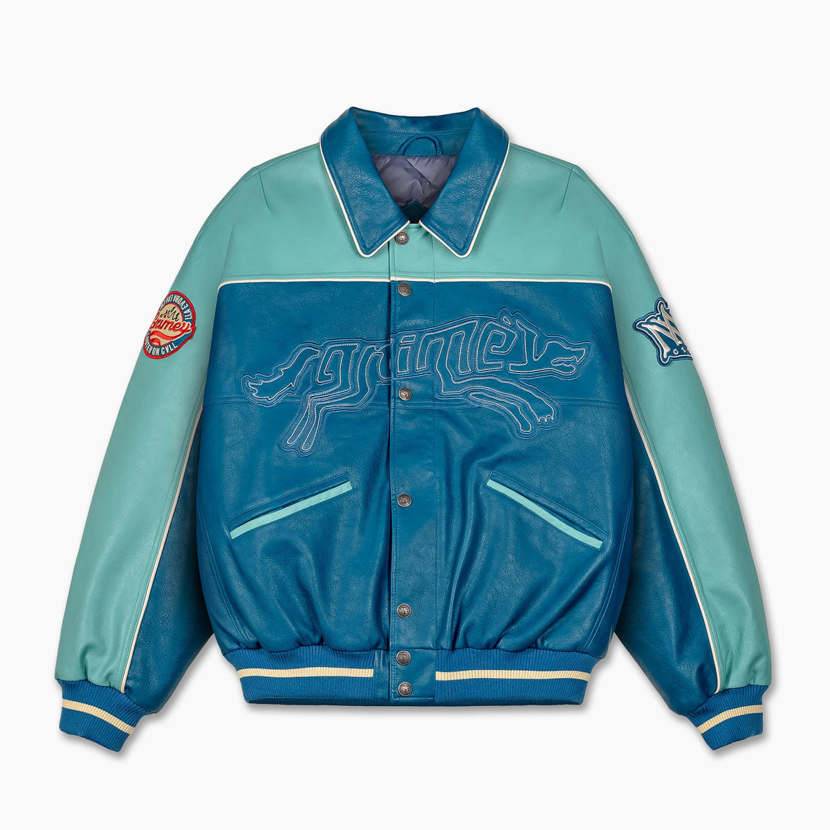 GRIMEY WILD ONE PU LEATHER JACKET