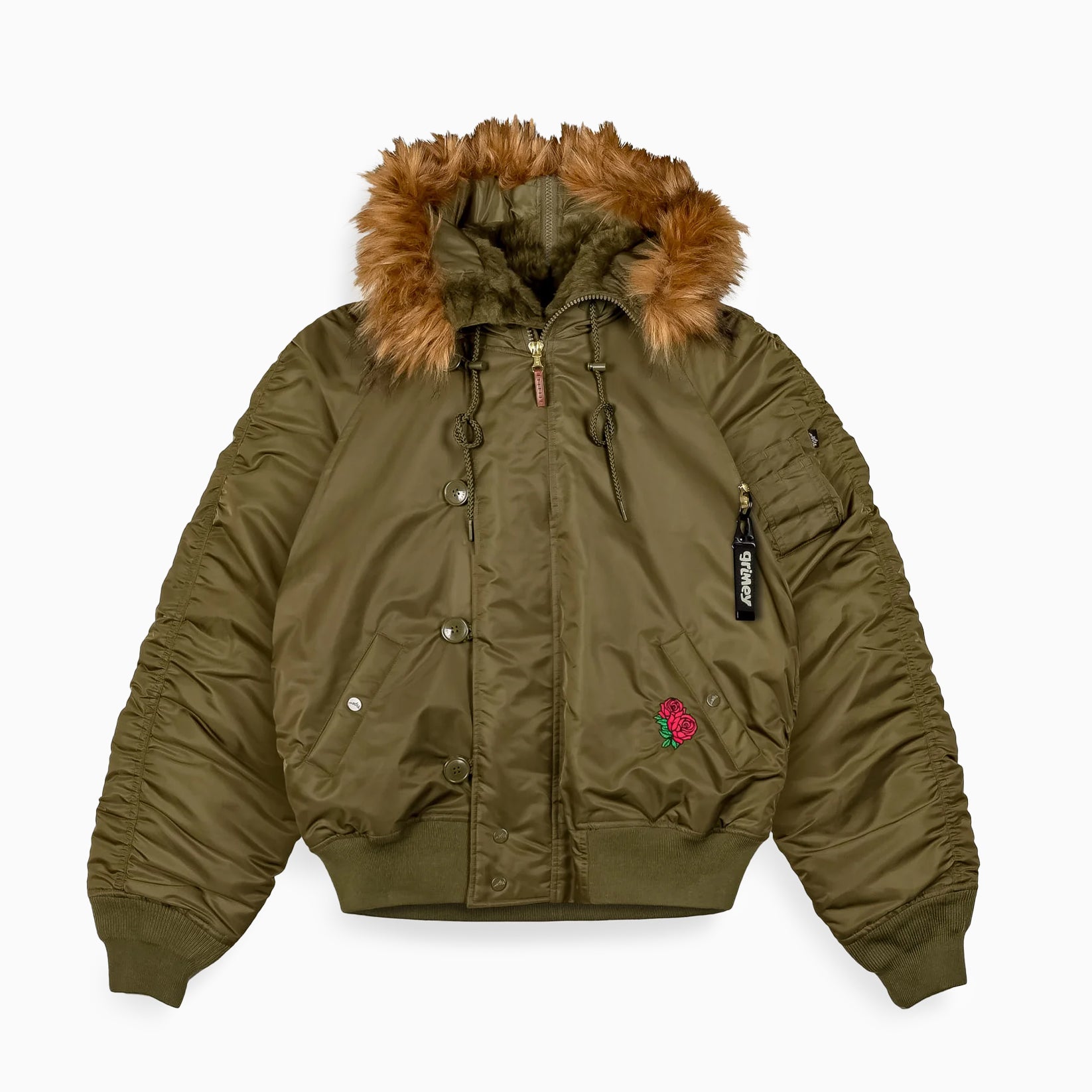 GRIMEY The Planet N-2B Flight Green Jacket