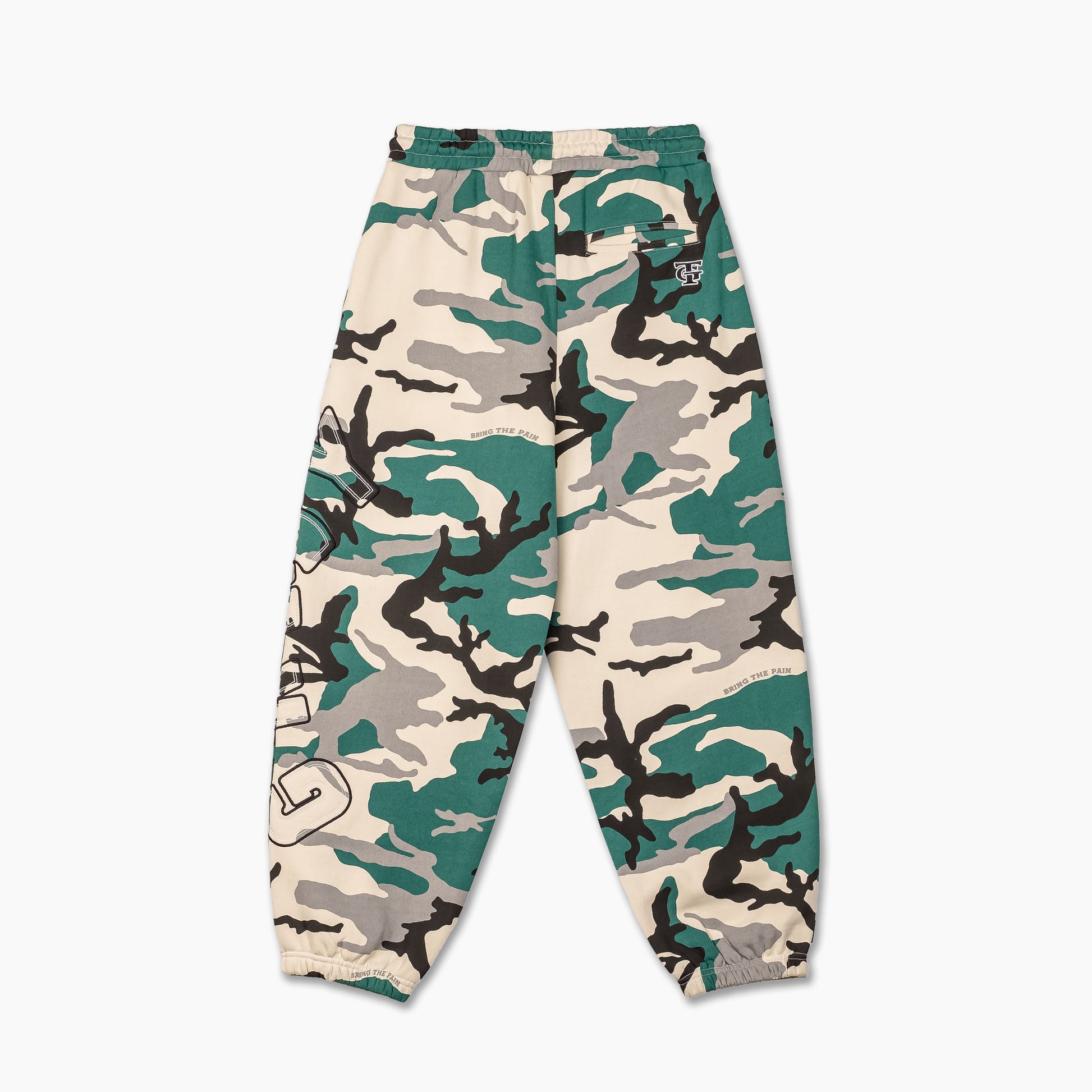 Tical X Grimey Camo Baggy Green Camo Pants