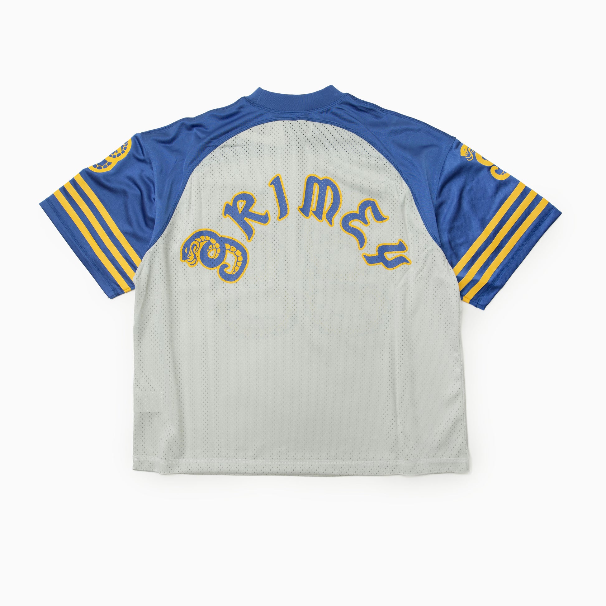 GRIMEY Chief Watcher Mesh Boxy Off White T-shirt