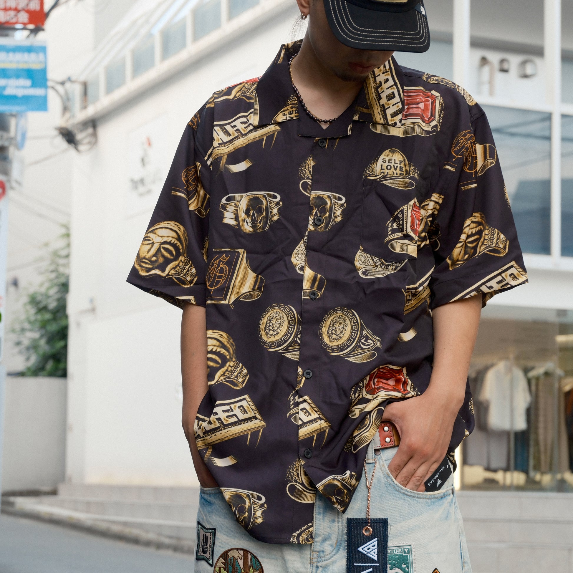 GRIMEY THE OG TOUR BUTTON UP SHIRT