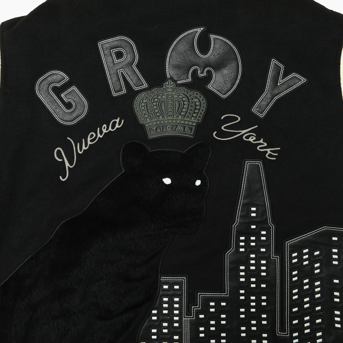 Tical X Grimey Baseball Jacket Black