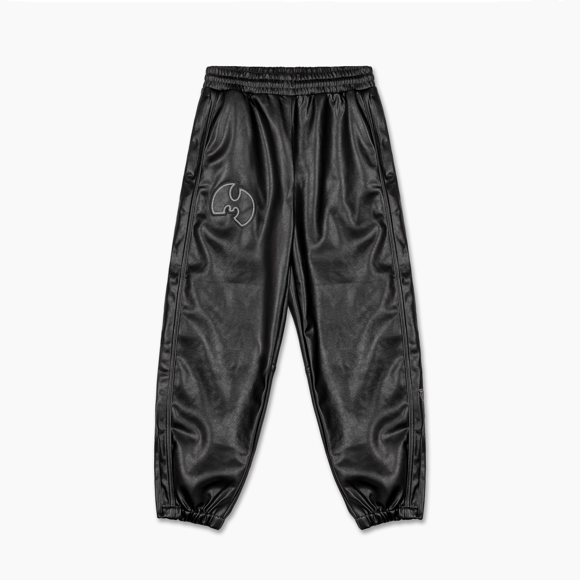 Tical X Grimey Faux Leather Pants Black