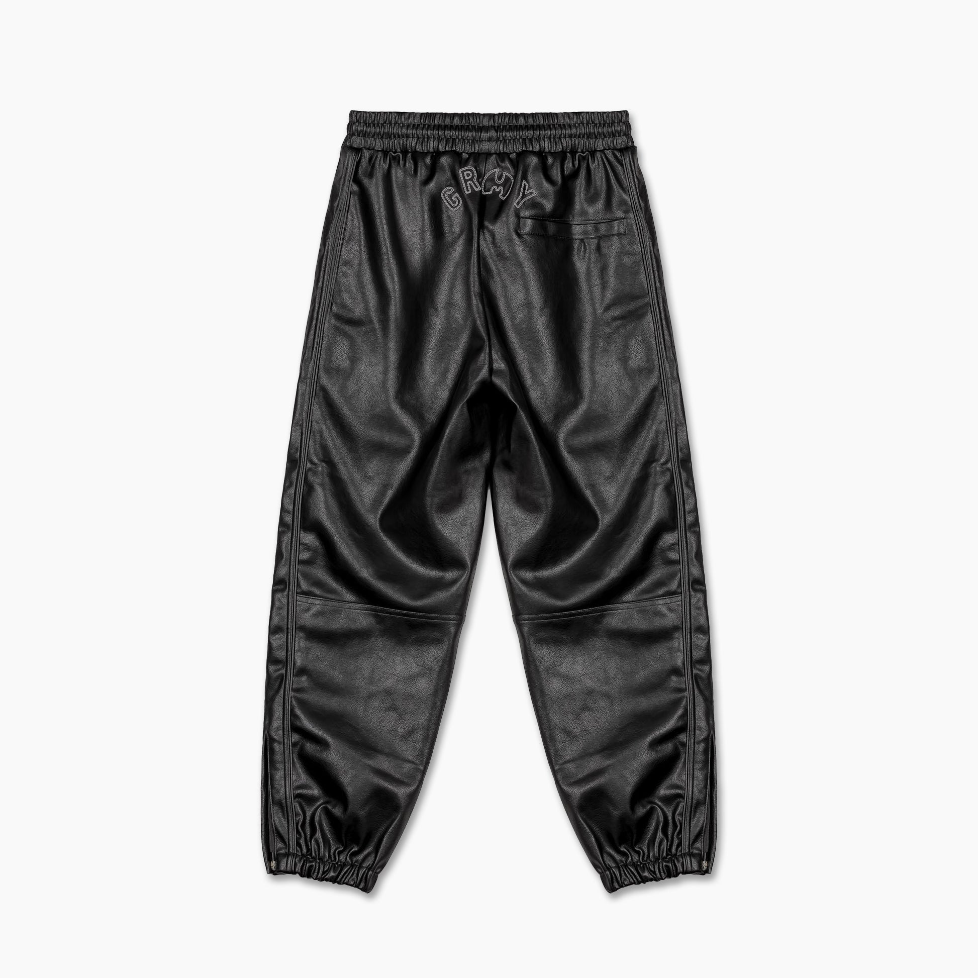 Tical X Grimey Faux Leather Pants Black