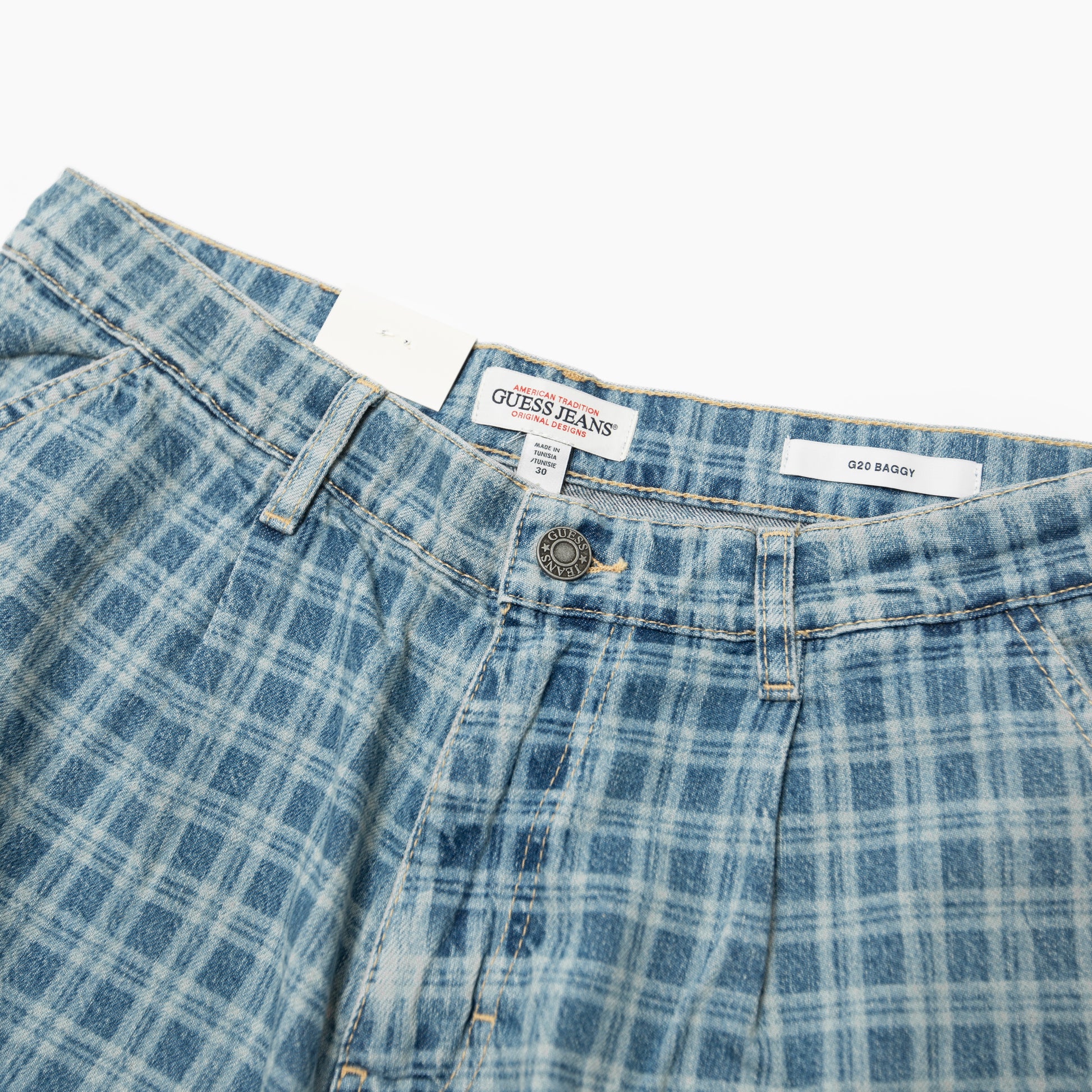 Guess Jeans GJ G20 SUPER BAGGY LASERED PLAID