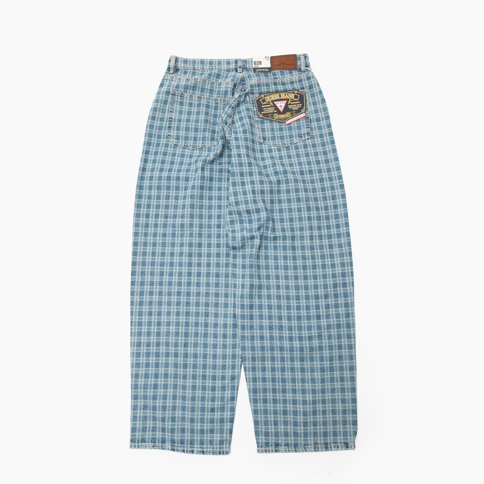 Guess Jeans GJ G20 SUPER BAGGY LASERED PLAID
