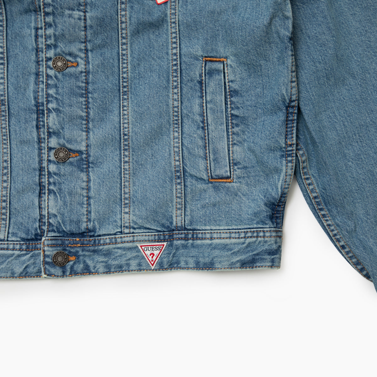 GUESS JEANS X Rolling Stones Trucker Jacket デニムジャケット ローリングストーンズ