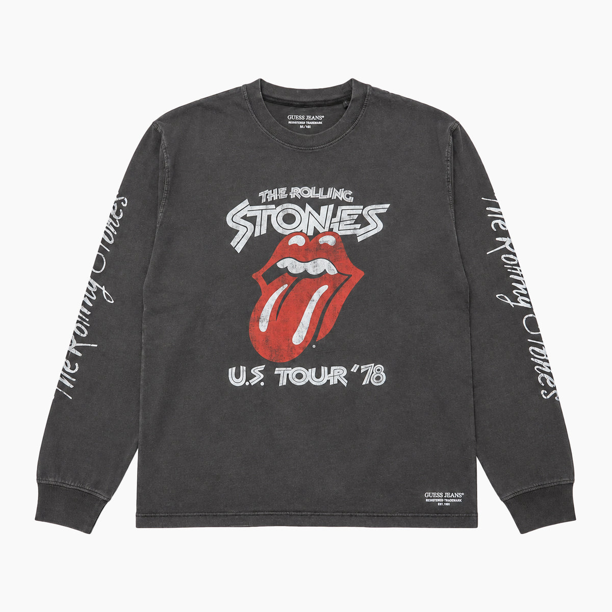 GUESS JEANS X Rolling Stones OS FIT LONGSLEEVE