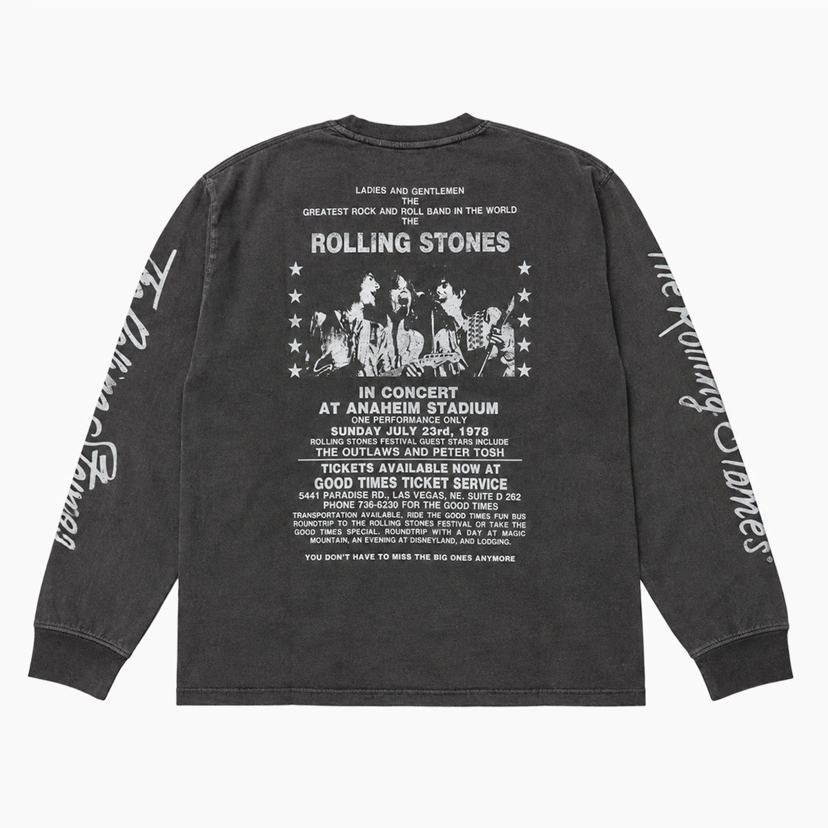 GUESS JEANS X Rolling Stones OS FIT LONGSLEEVE