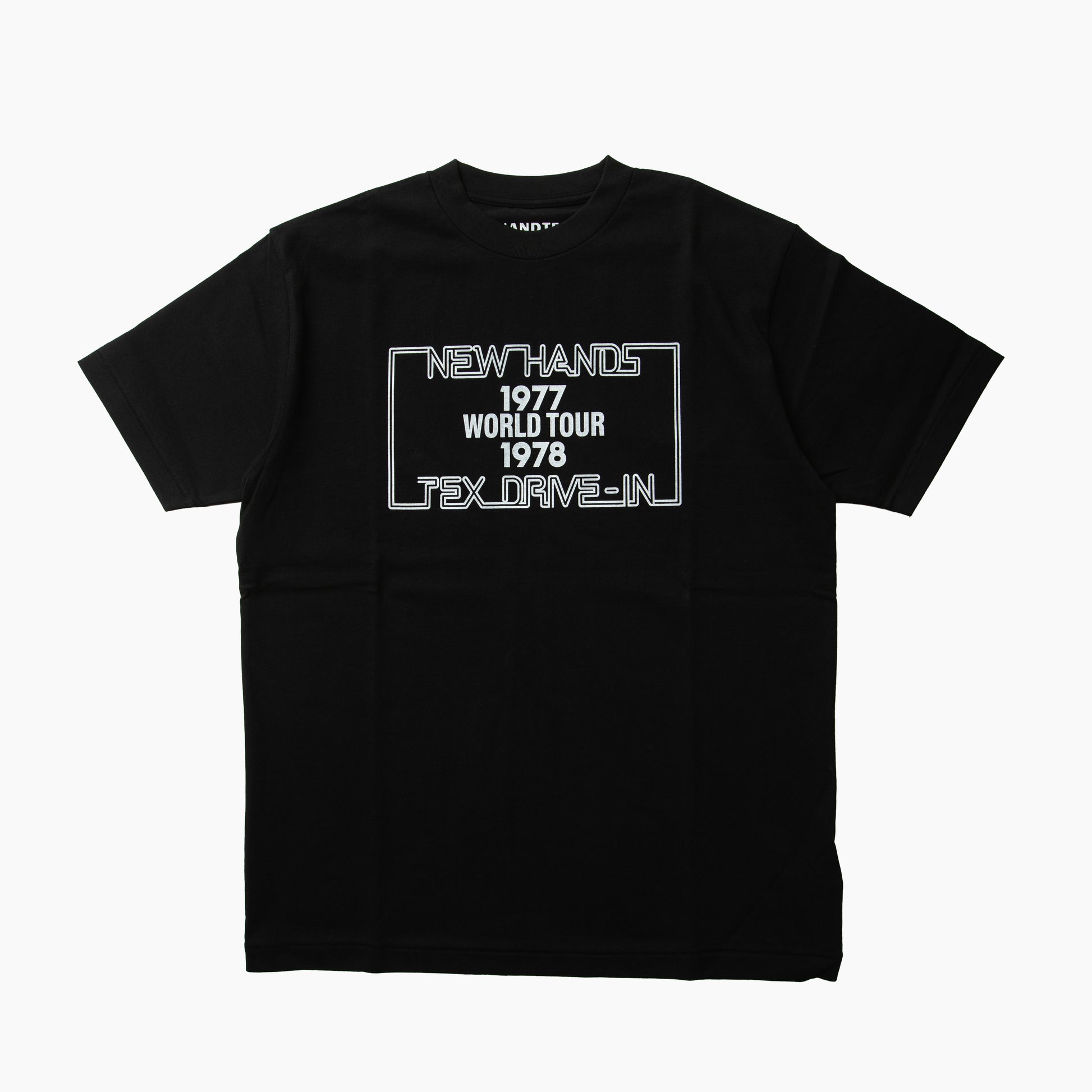 HANDTEX SS PRINT Tee BLACK HT1-CST-6