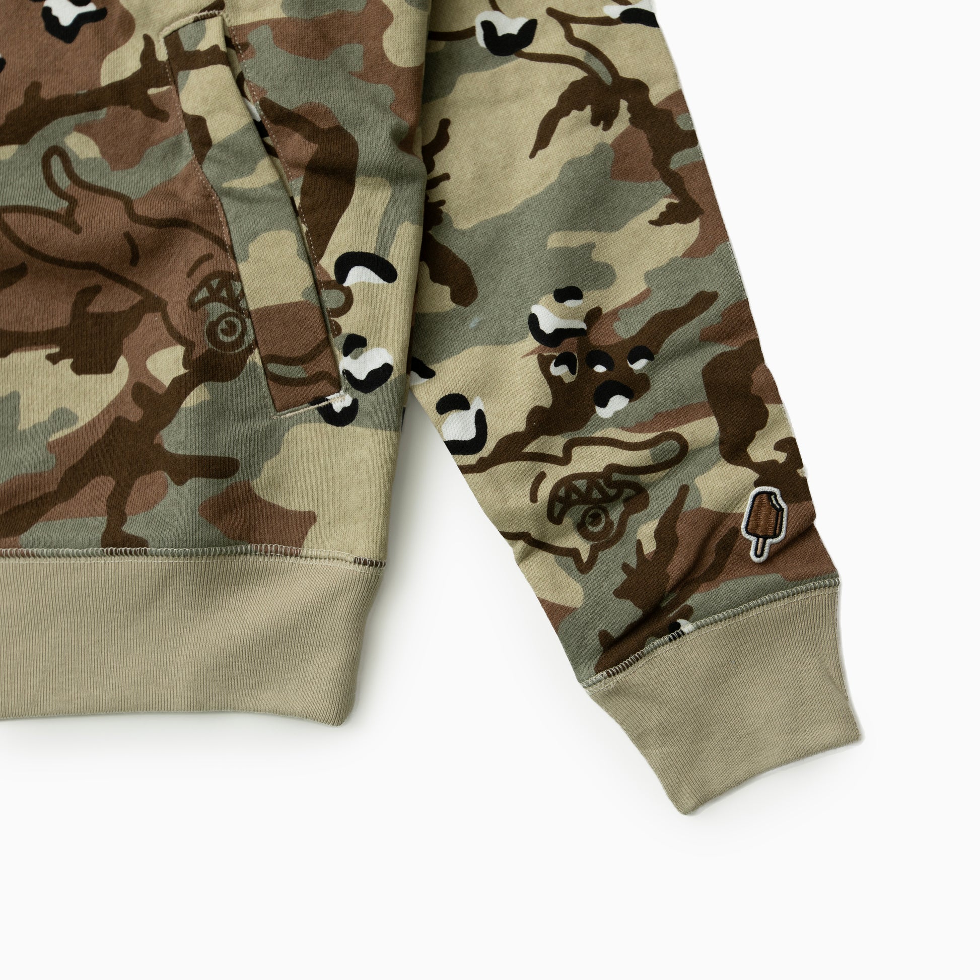 Icecream EU CHOC CHIP RUNNING DOG ZIP THROUGH HOOD