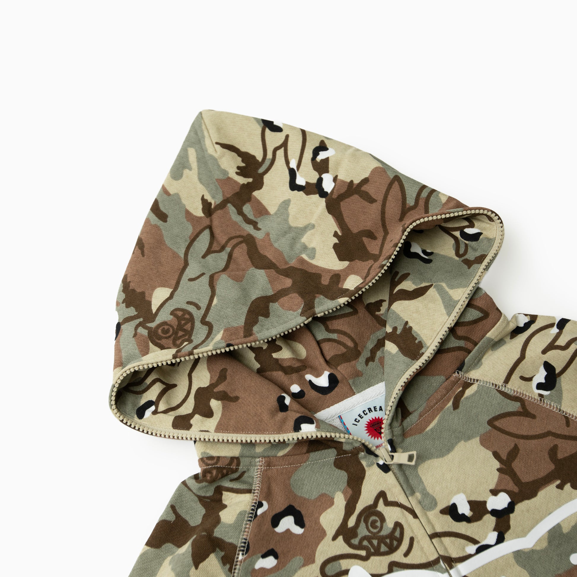 Icecream EU CHOC CHIP RUNNING DOG ZIP THROUGH HOOD