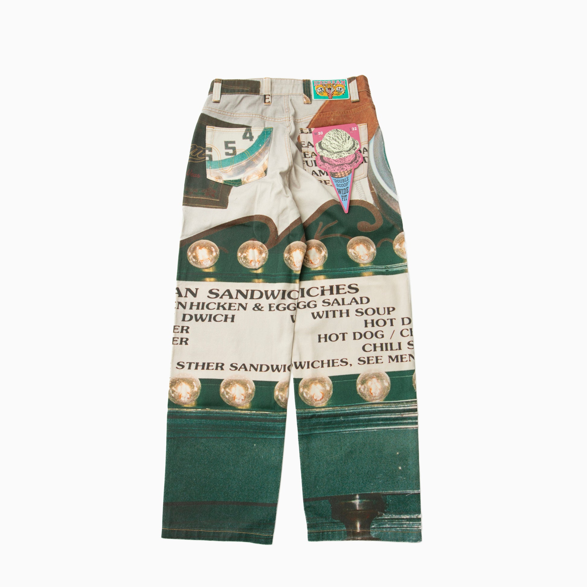 Icecream EU PARLOR DOUBLE SCOOP DENIM PANTS