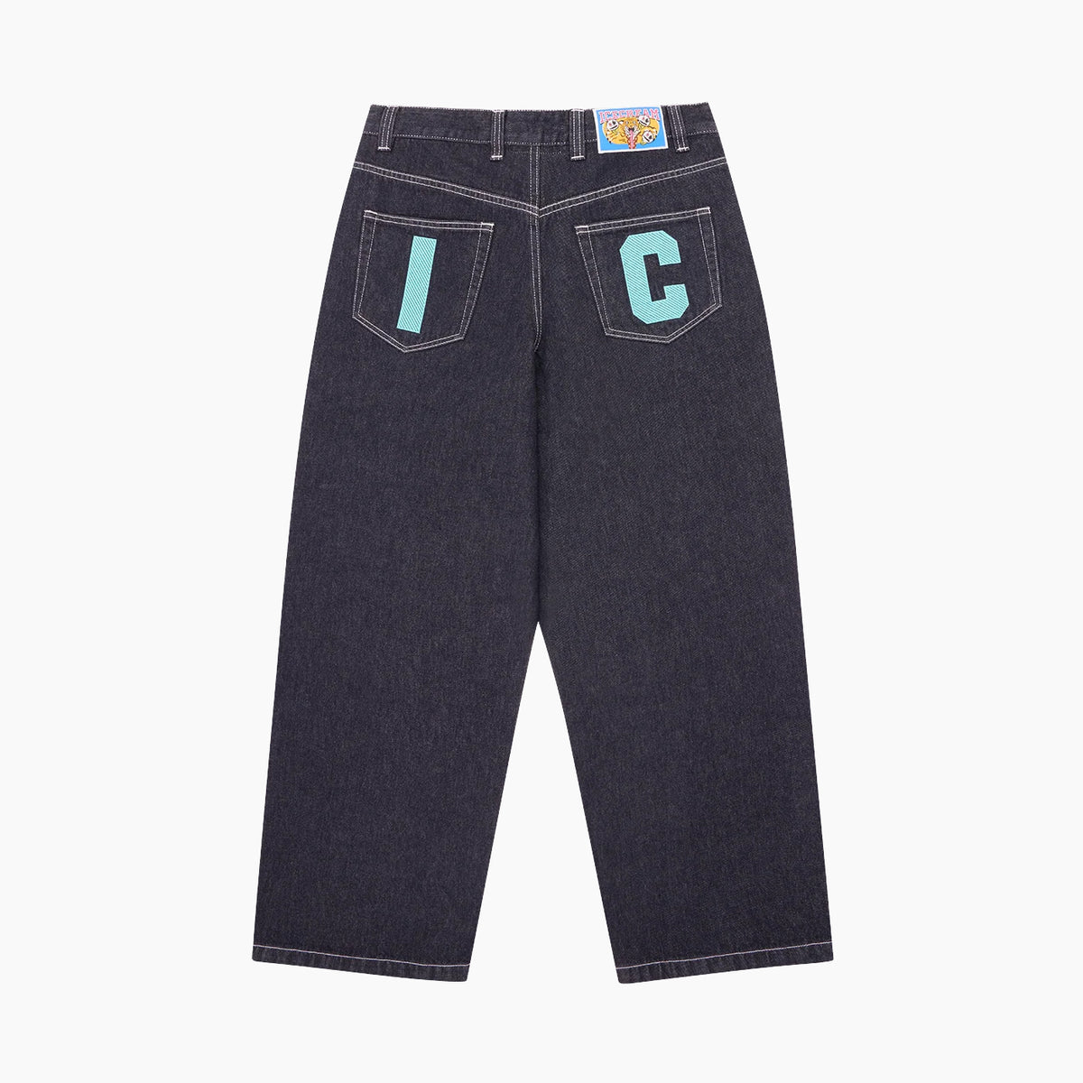 ICECREAM EU TRIPLE SCOOP RUNNING DOG DENIM PANTS